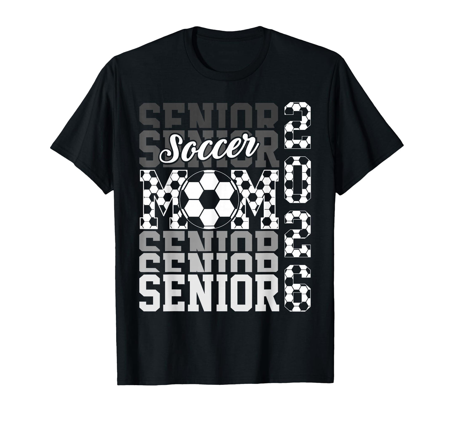 2026 Soccer Senior Mom Graduation T-Shirt - Graphic Print Men Women - T-Shirt, Sweatshirt, Hoodie