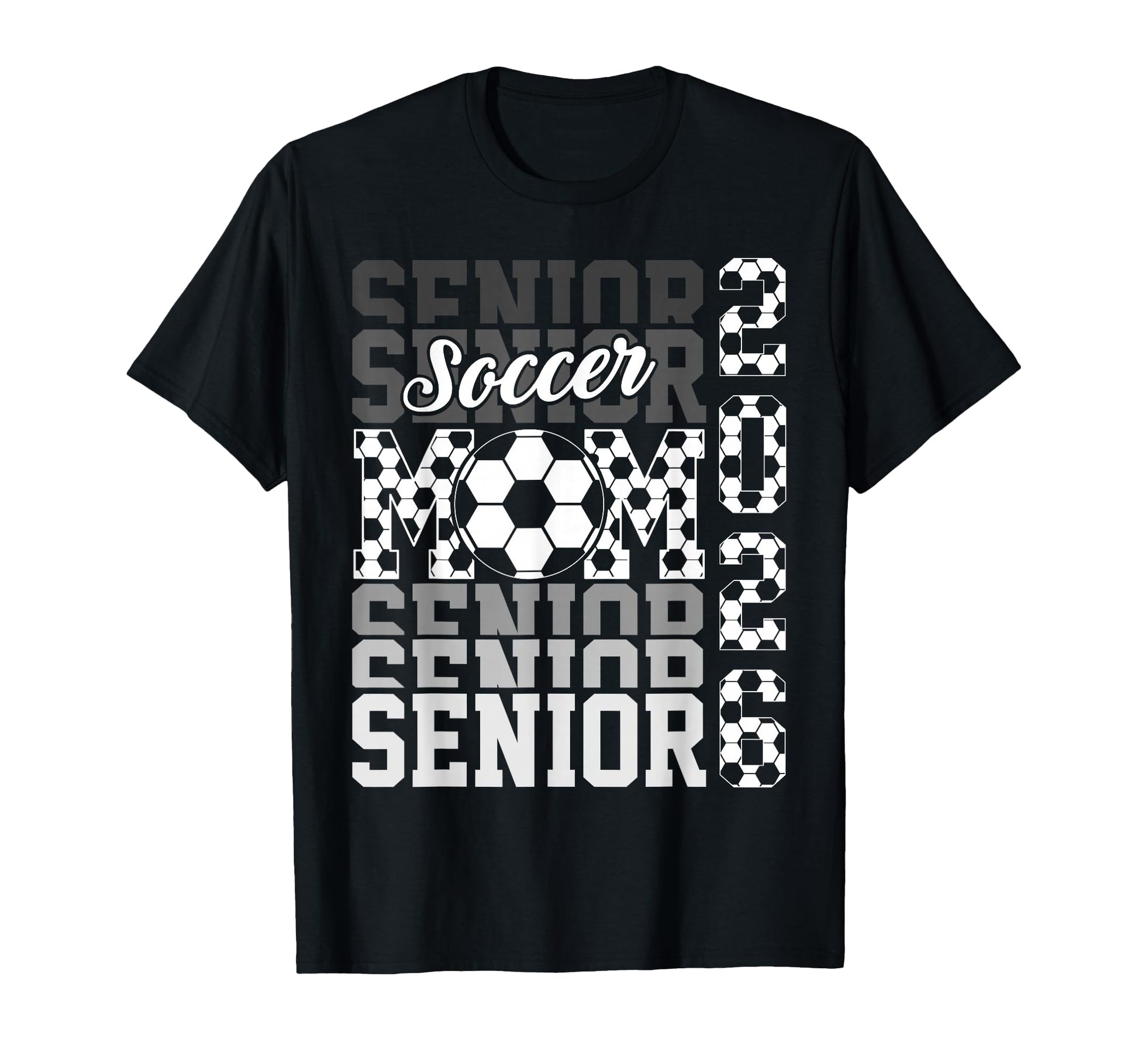 2026 Soccer Senior Mom Graduation T-Shirt - Graphic Print Men Women - T-Shirt, Sweatshirt, Hoodie