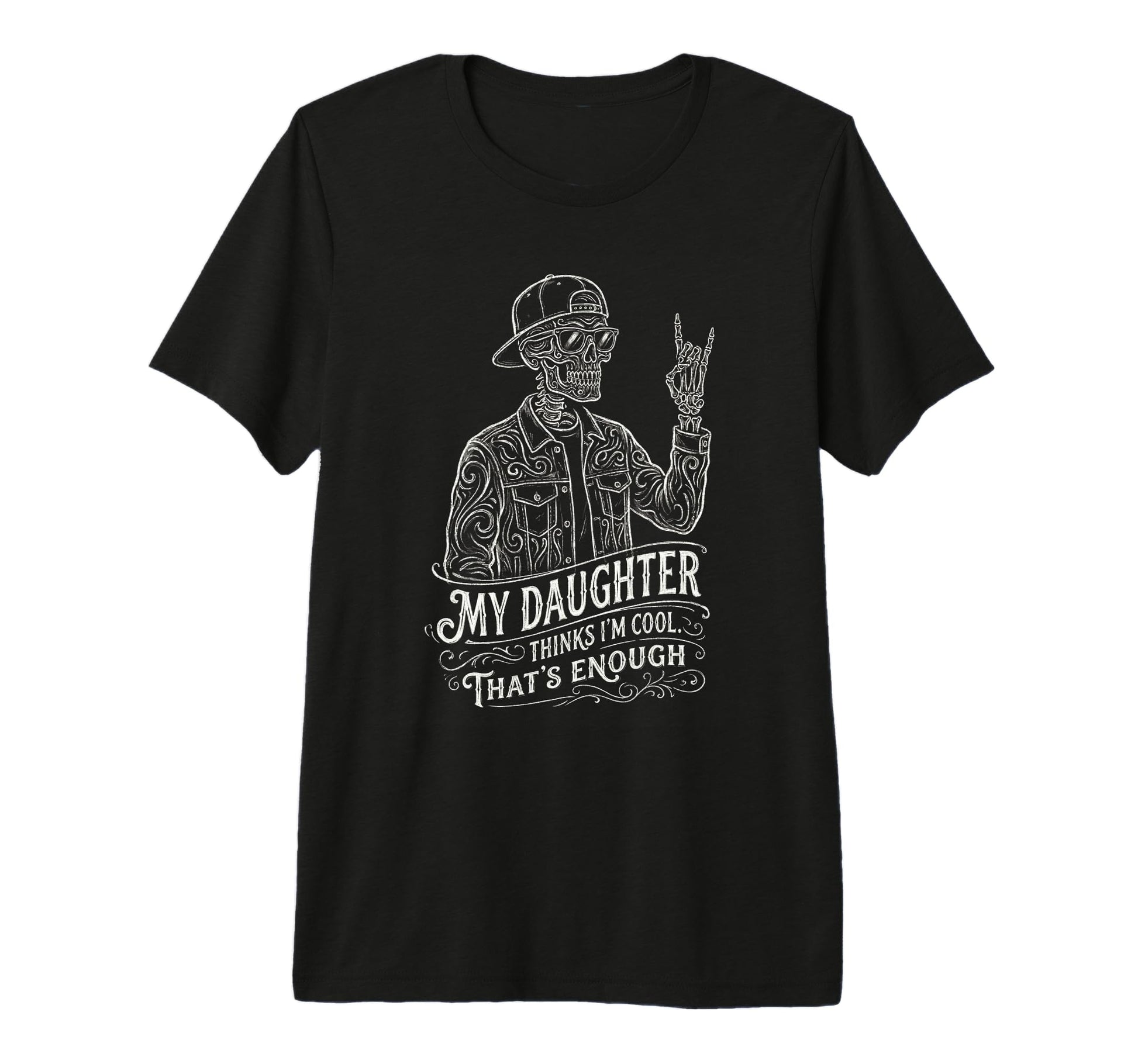 Skeleton Dad Daughter Matching Funny T-Shirt - Streetwear Style Men Women - T-Shirt, Sweatshirt, Hoodie