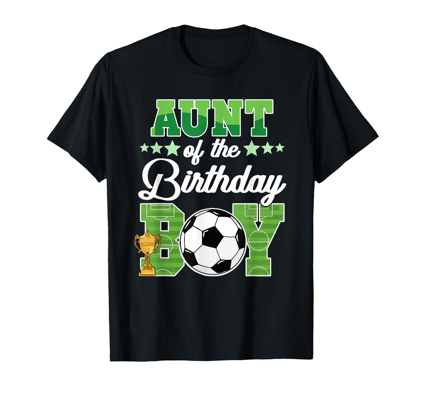Soccer Aunt Birthday Party Soccer T-Shirt - Custom Art Print Men Women - T-Shirt, Sweatshirt, Hoodie