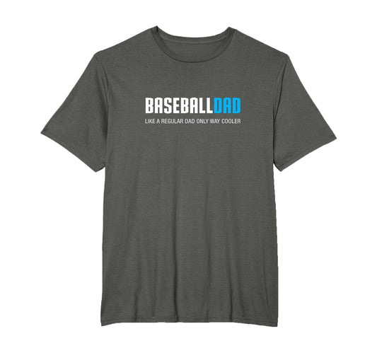 Baseball Dad Funny Fathers Day Gift T-Shirt - Aesthetic Graphic for Adults - T-Shirt, Sweatshirt, Hoodie