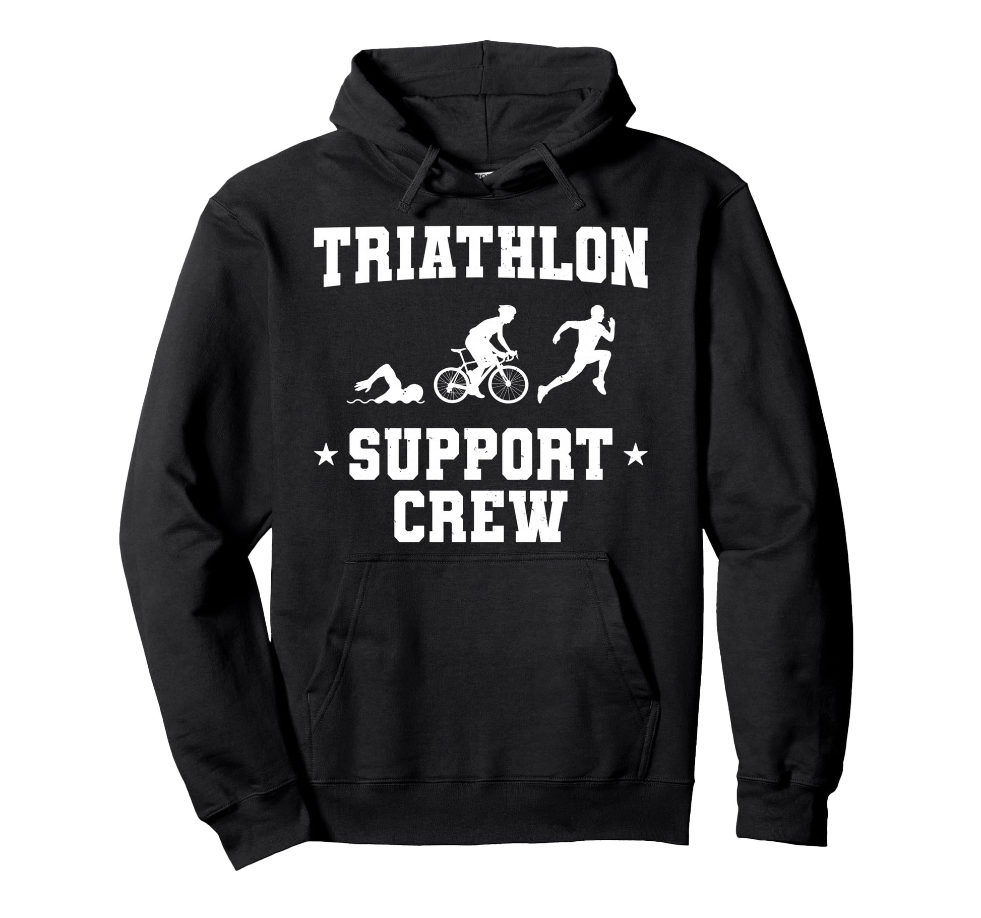 Triathlon Art Swimming Cycling Running Hoodie - Unique Graphic Unisex - T-Shirt, Sweatshirt, Hoodie
