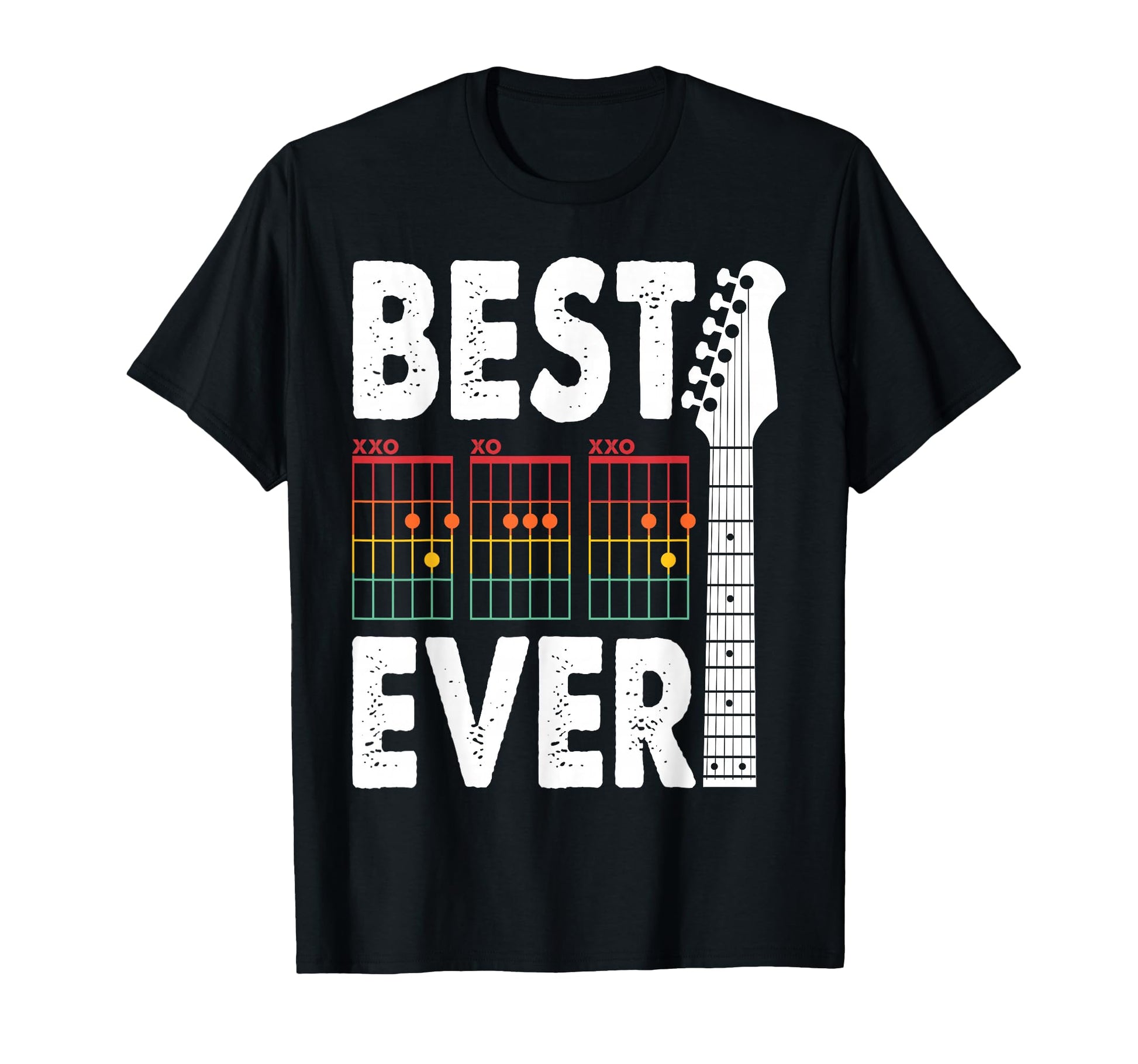 Best Dad Ever Chord Guitar T-Shirt - Aesthetic Graphic for Adults - T-Shirt, Sweatshirt, Hoodie