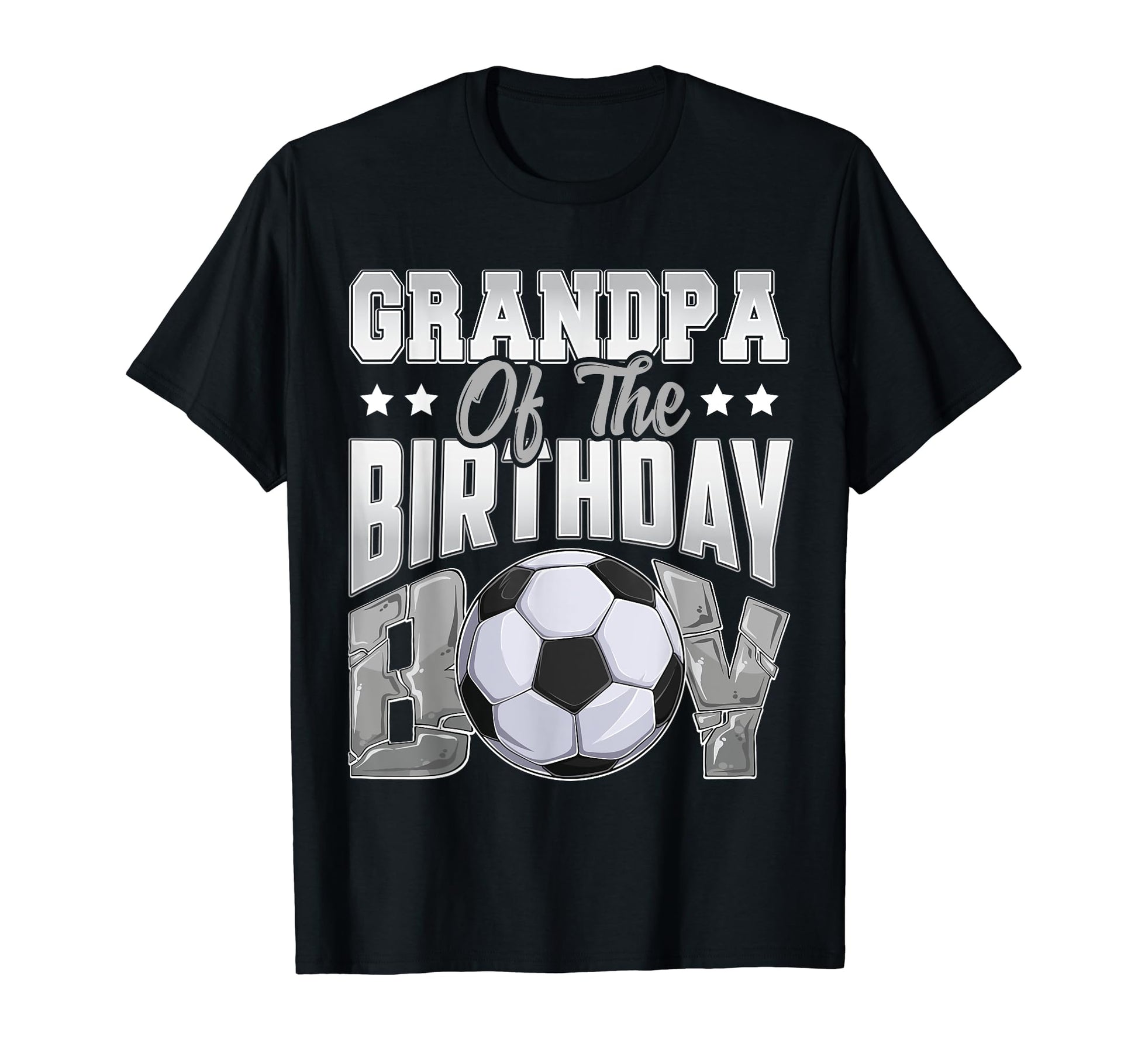 Grandpa Soccer Birthday Family T-Shirt - Aesthetic Graphic for Adults - T-Shirt, Sweatshirt, Hoodie
