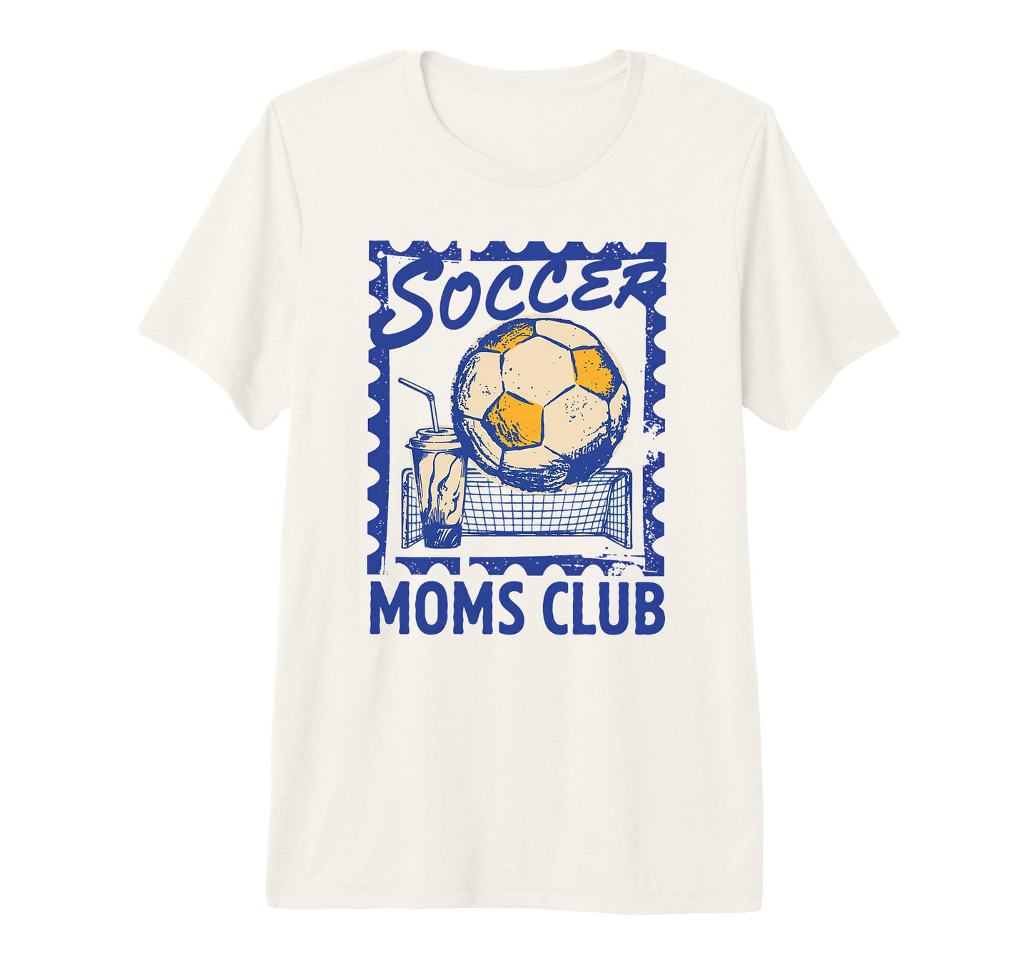 Soccer Football Moms Club Funny T-Shirt - Minimalist Print for Adults - T-Shirt, Sweatshirt, Hoodie