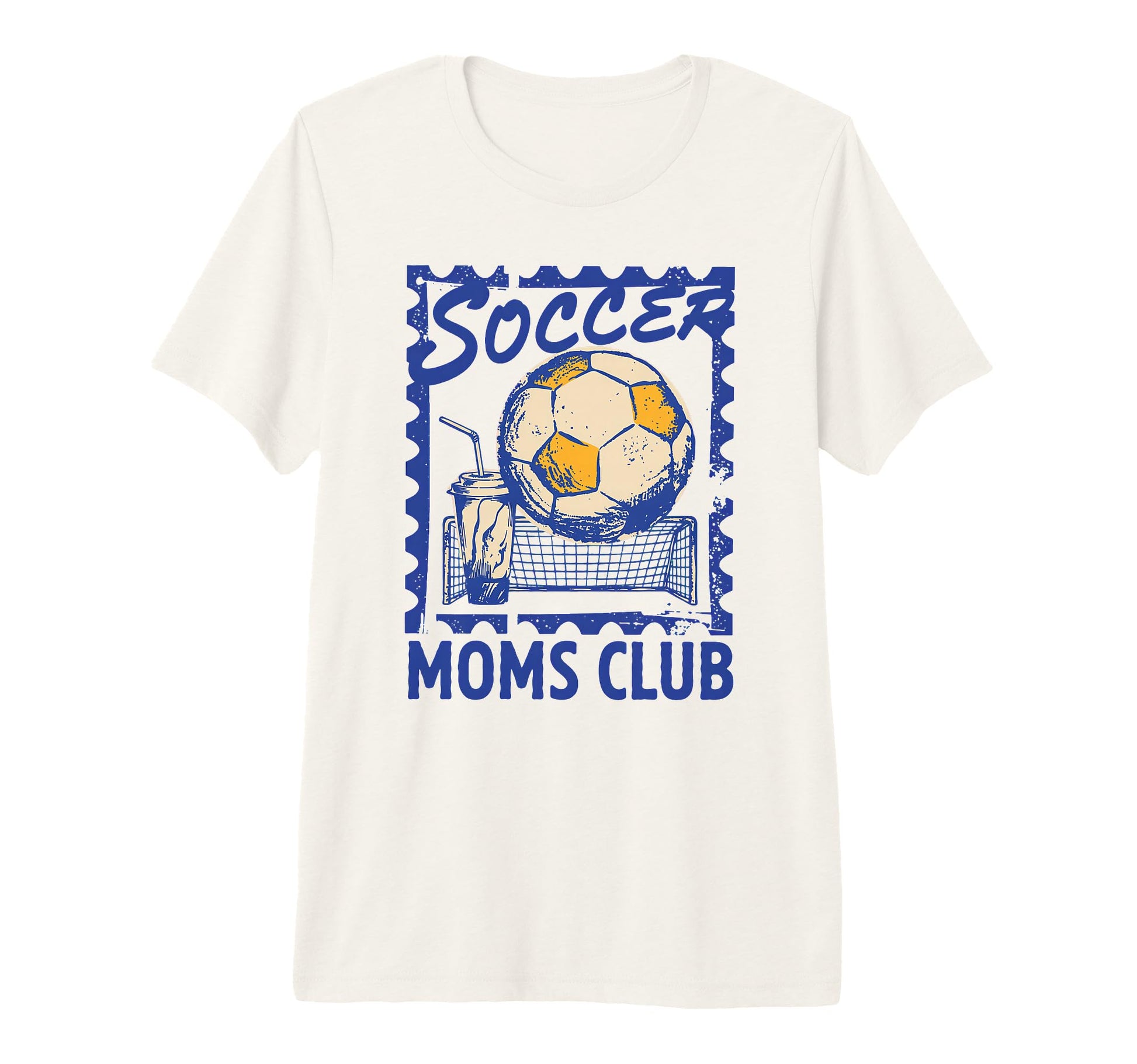 Soccer Football Moms Club Funny T-Shirt - Minimalist Print for Adults - T-Shirt, Sweatshirt, Hoodie