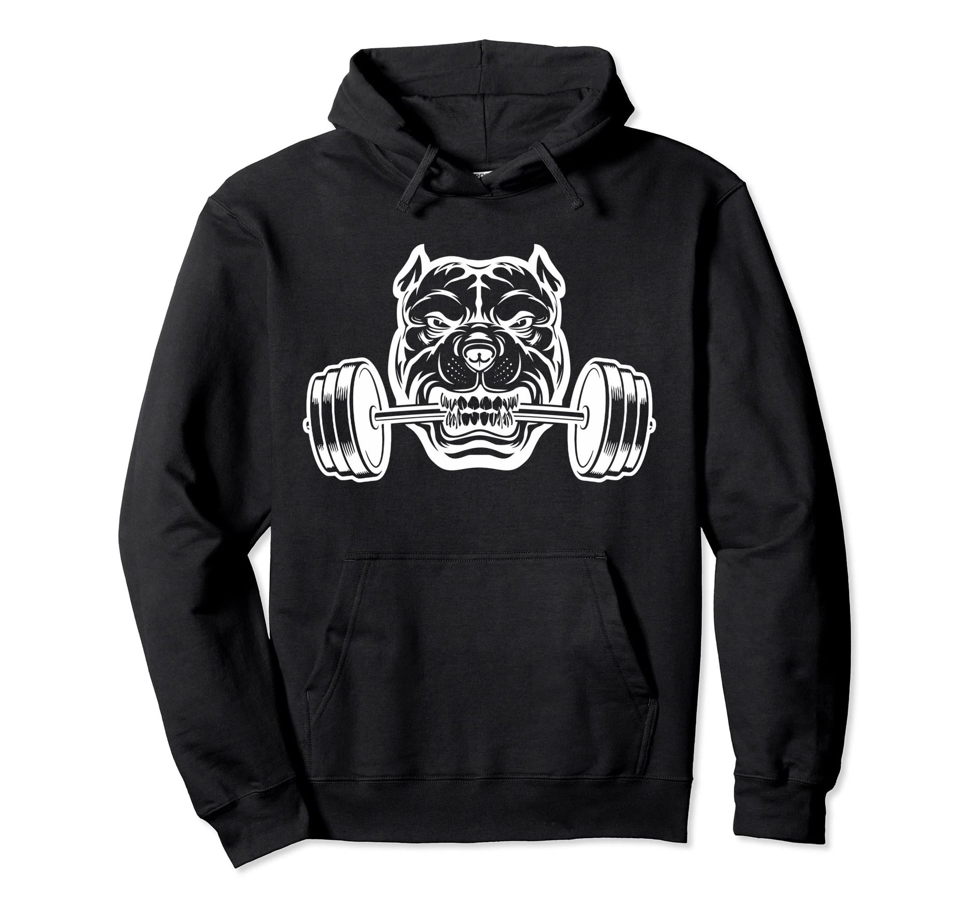 Pitbull Weightlifting Mens Pitbull Hoodie - Novelty Apparel Men Women - T-Shirt, Sweatshirt, Hoodie