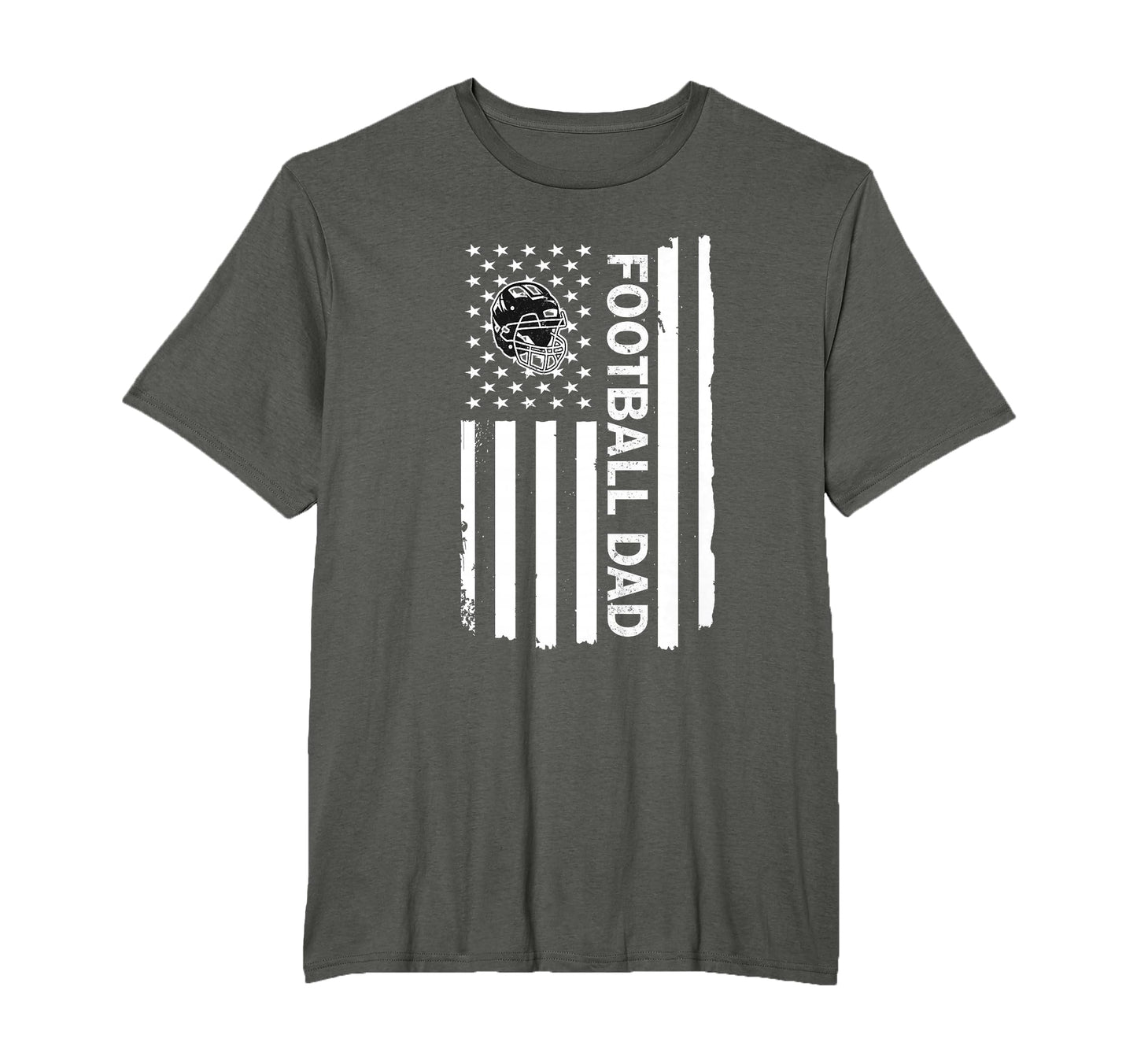 American Football Dad Proud Us T-Shirt - Custom Art Print for Adults - T-Shirt, Sweatshirt, Hoodie
