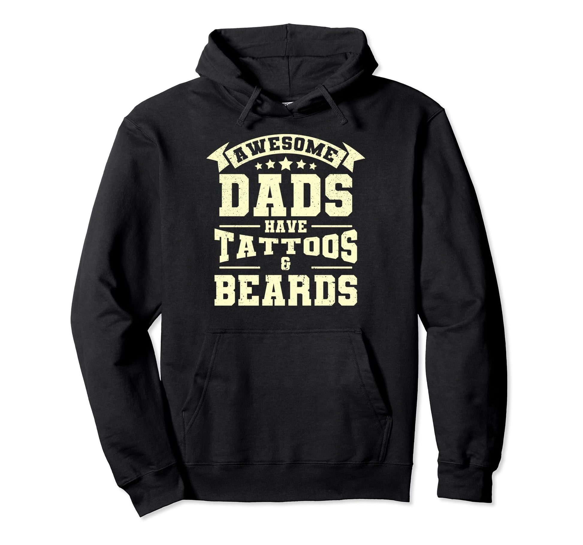 Dad Beard Awesome Dads Have Hoodie - Casual Everyday Wear for Adults - T-Shirt, Sweatshirt, Hoodie