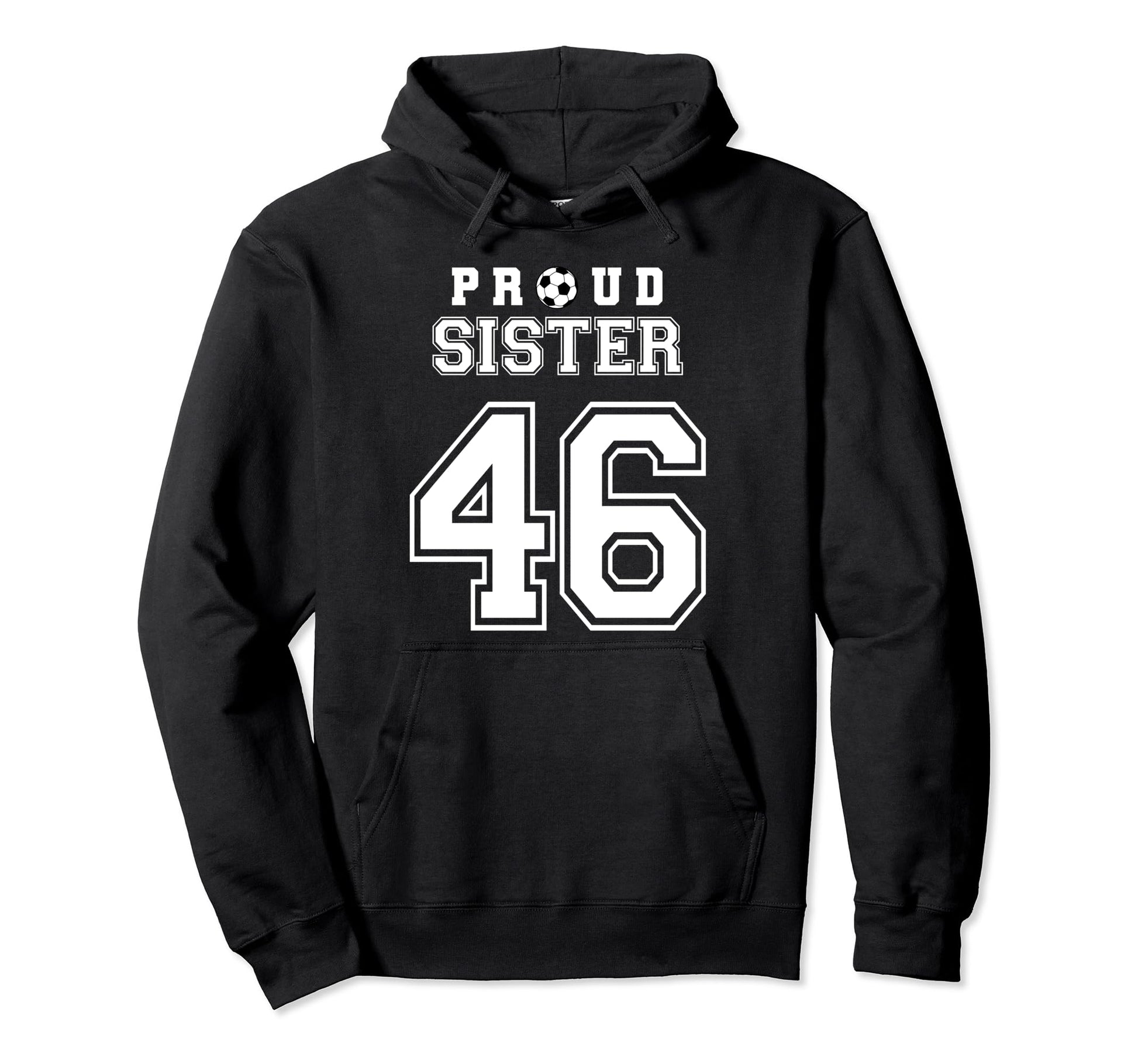 Number 46 Custom Proud Soccer Futbol Hoodie - Aesthetic Graphic Men Women - T-Shirt, Sweatshirt, Hoodie