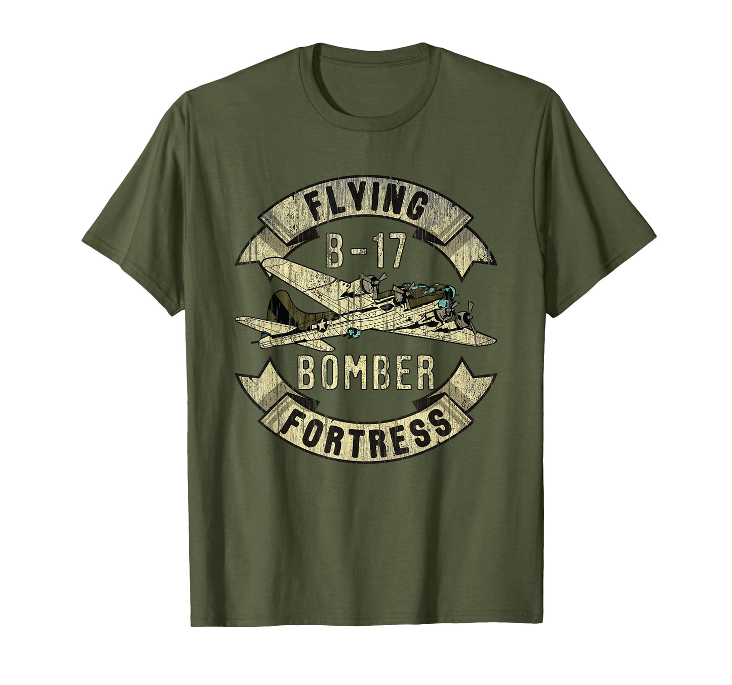 B 17 Bomber Ww2 Plane Aviation Airplane T-Shirt - Trendy Graphic Unisex - T-Shirt, Sweatshirt, Hoodie
