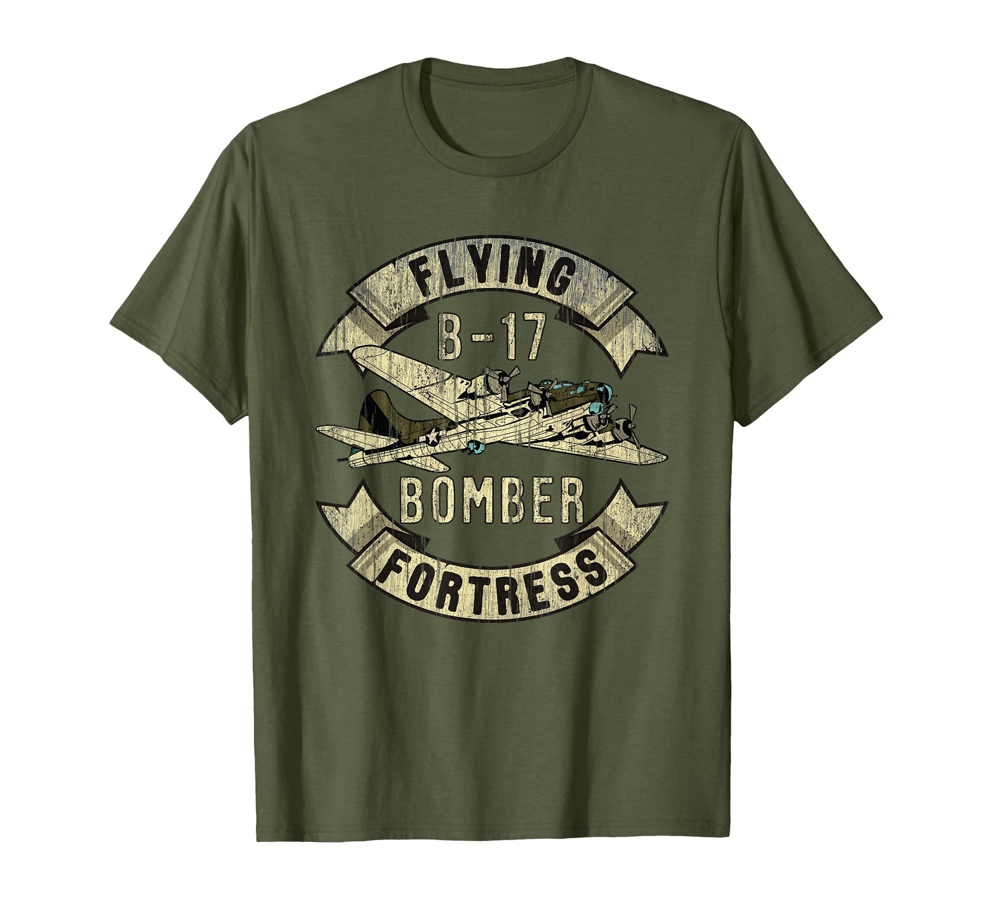 B 17 Bomber Ww2 Plane Aviation Airplane T-Shirt - Trendy Graphic Unisex - T-Shirt, Sweatshirt, Hoodie