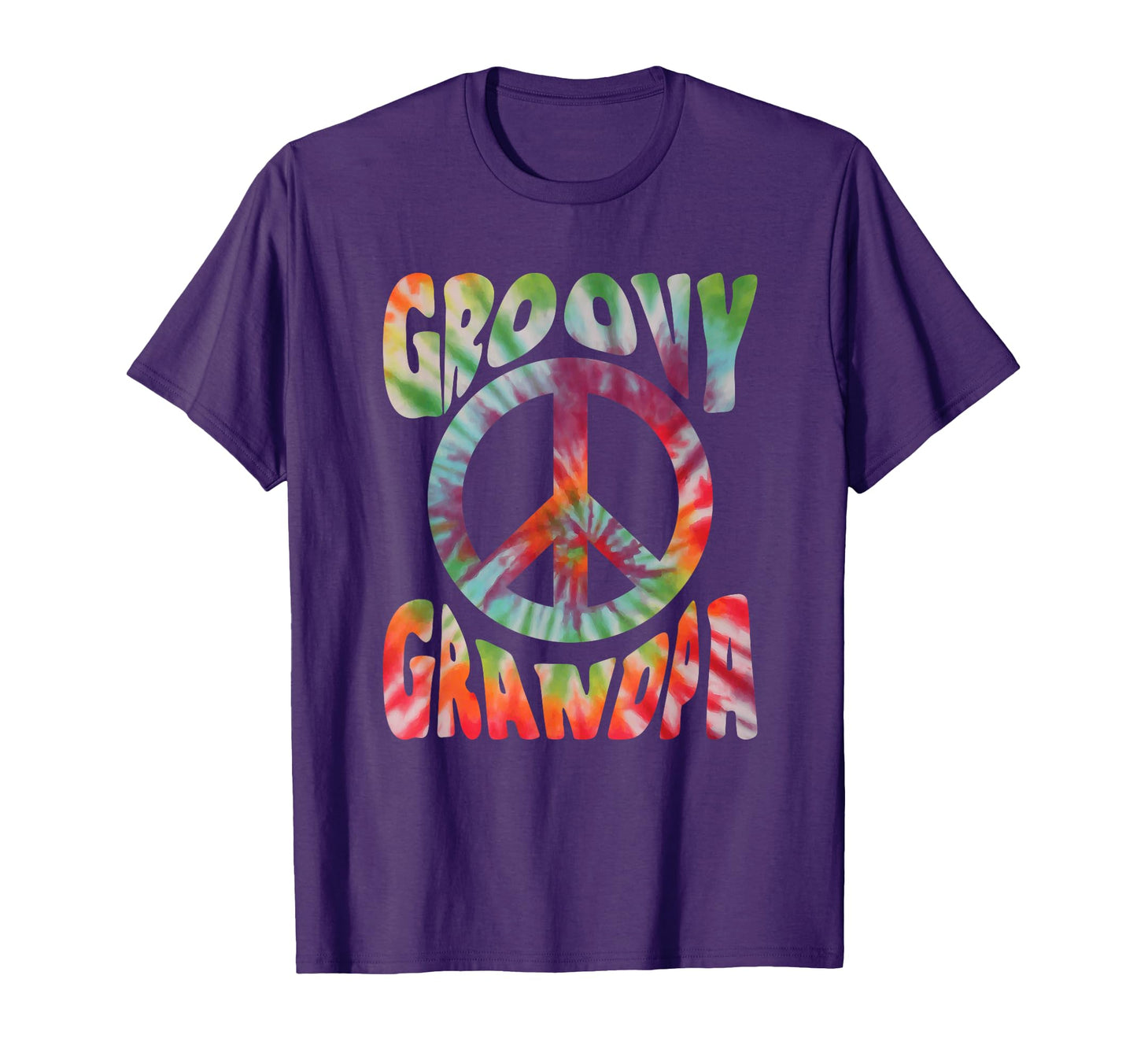 Groovy Hippie Tie Dye Peace Sign Groovy T-Shirt - Graphic Print for Adults - T-Shirt, Sweatshirt, Hoodie