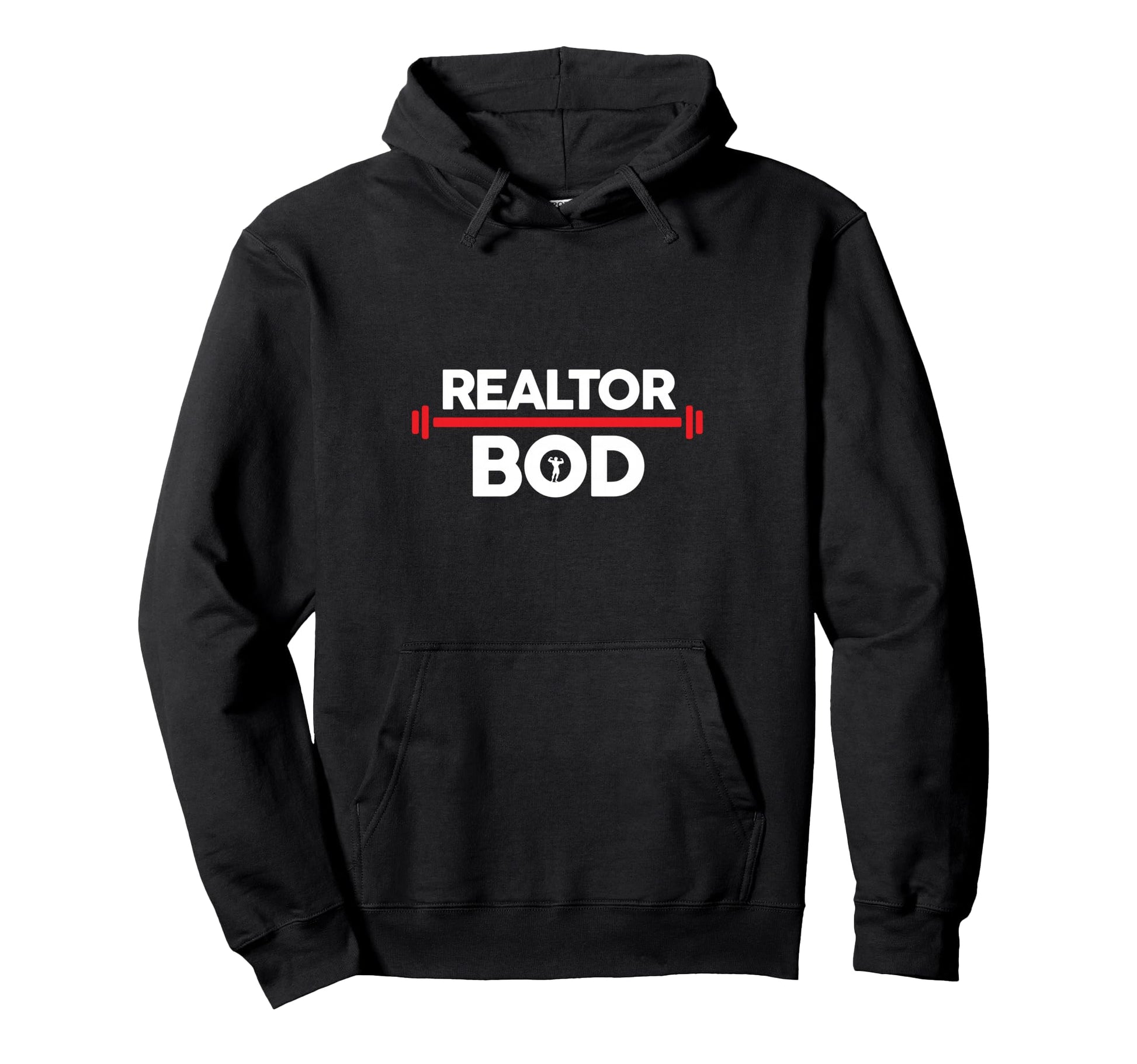 Realtor Bod Funny Real Estate Agent Hoodie - Unique Graphic Unisex - T-Shirt, Sweatshirt, Hoodie