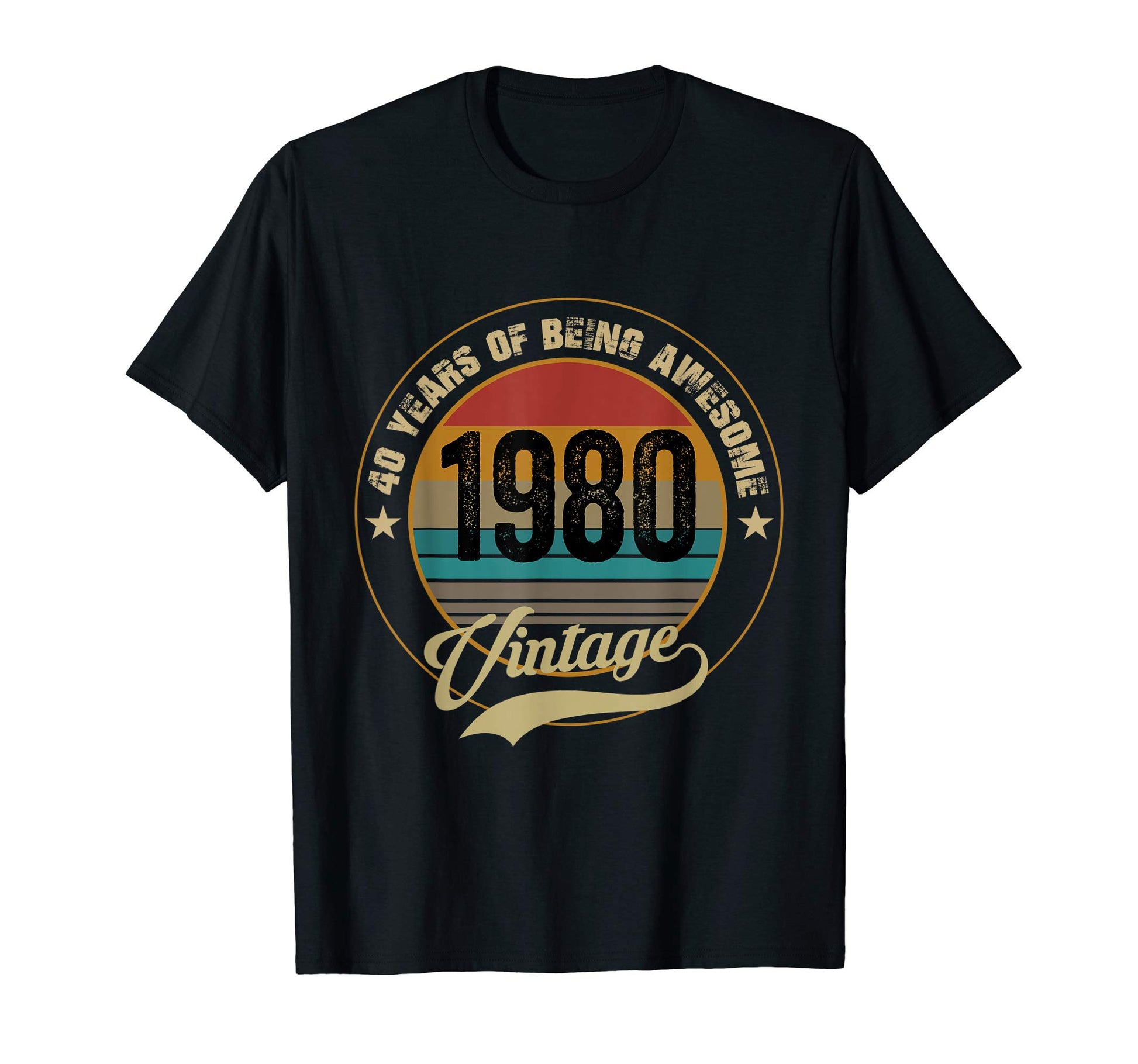 Awesome Since 1980 40Th Birthday Gift T-Shirt - Streetwear Style Unisex - T-Shirt, Sweatshirt, Hoodie
