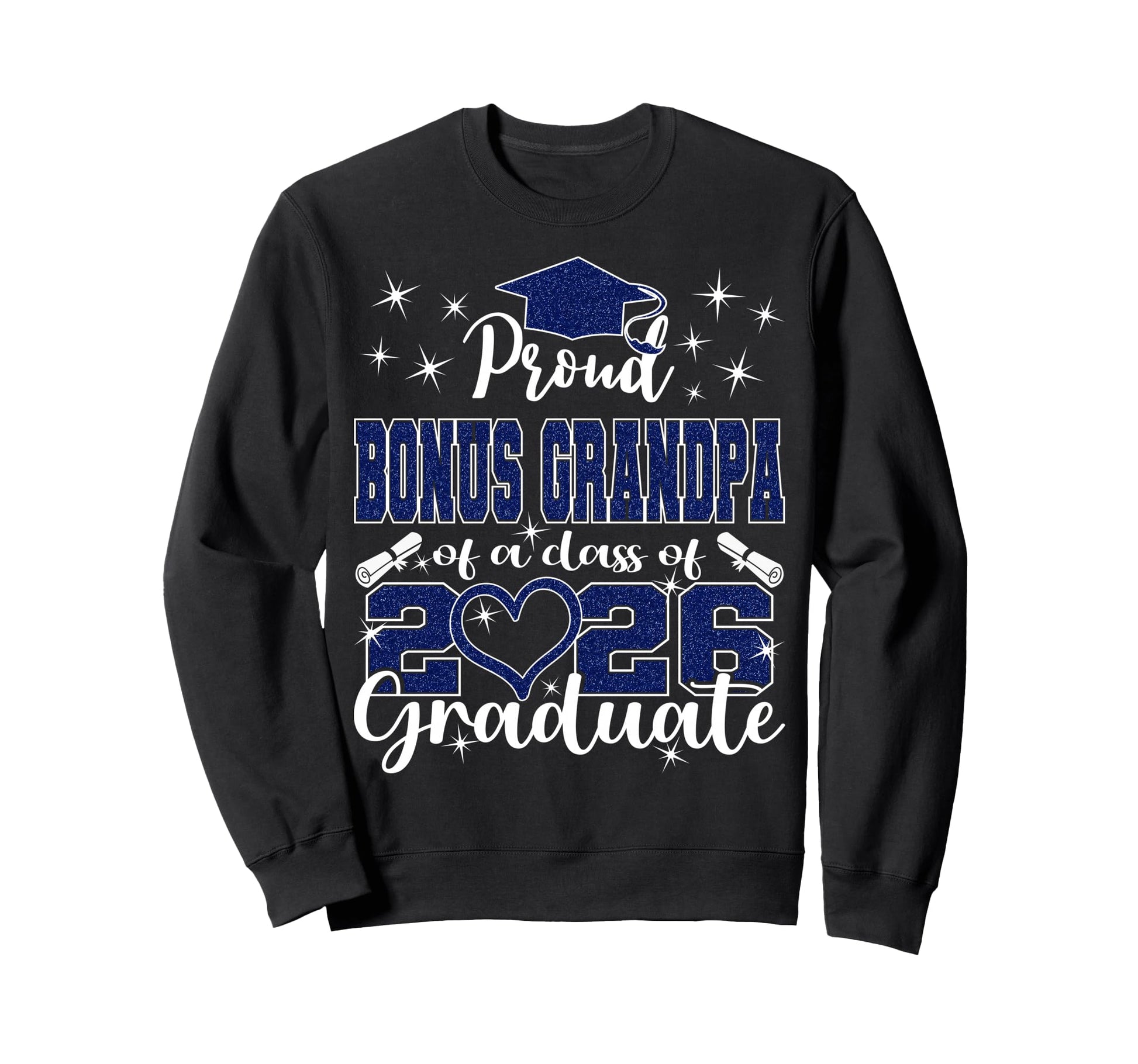 Super Proud Bonus Grandpa 2026 Sweatshirt - Novelty Apparel Men Women - T-Shirt, Sweatshirt, Hoodie