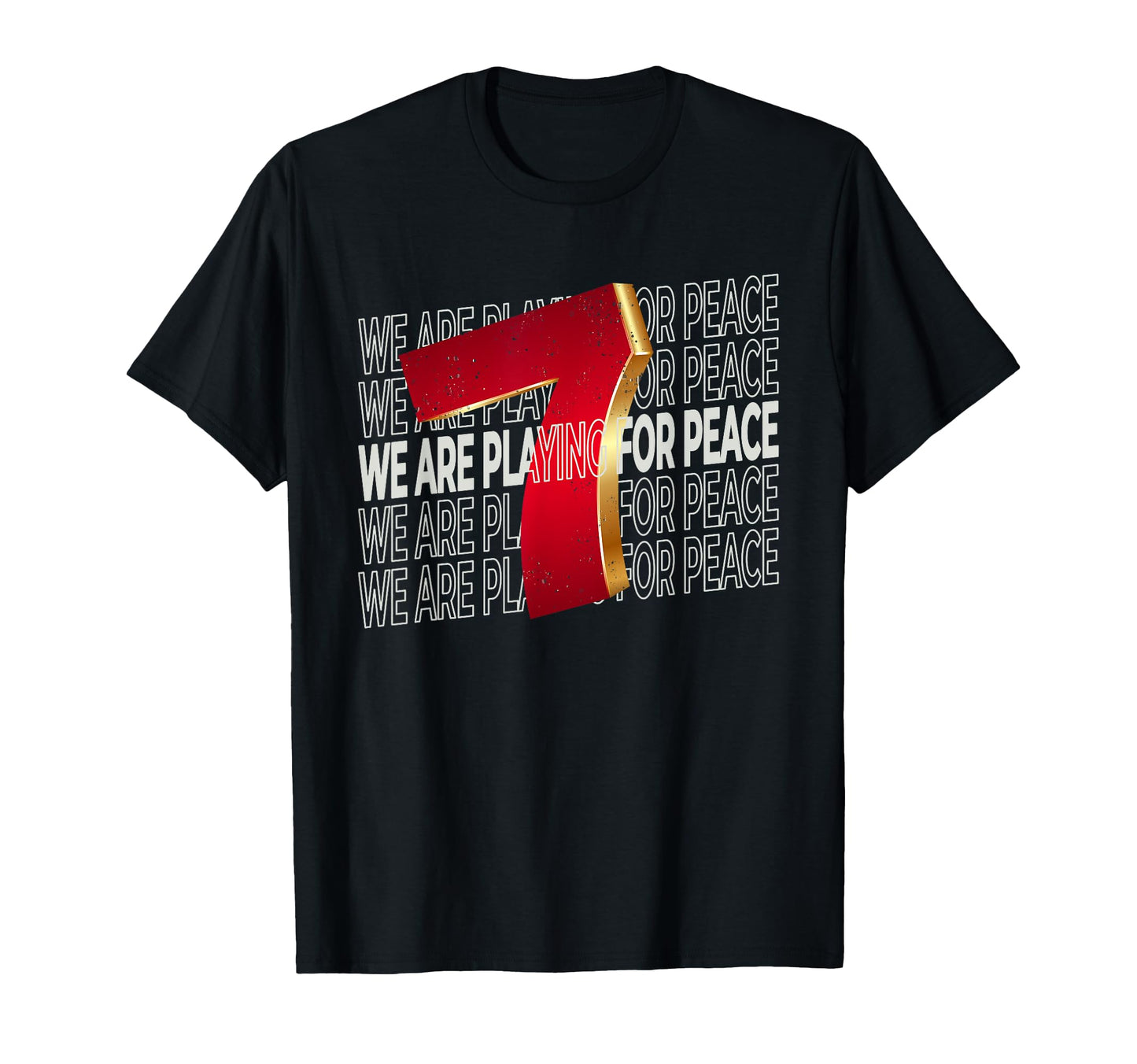 We Are Playing Peace Soccer Fans T-Shirt - Unique Graphic Men Women - T-Shirt, Sweatshirt, Hoodie