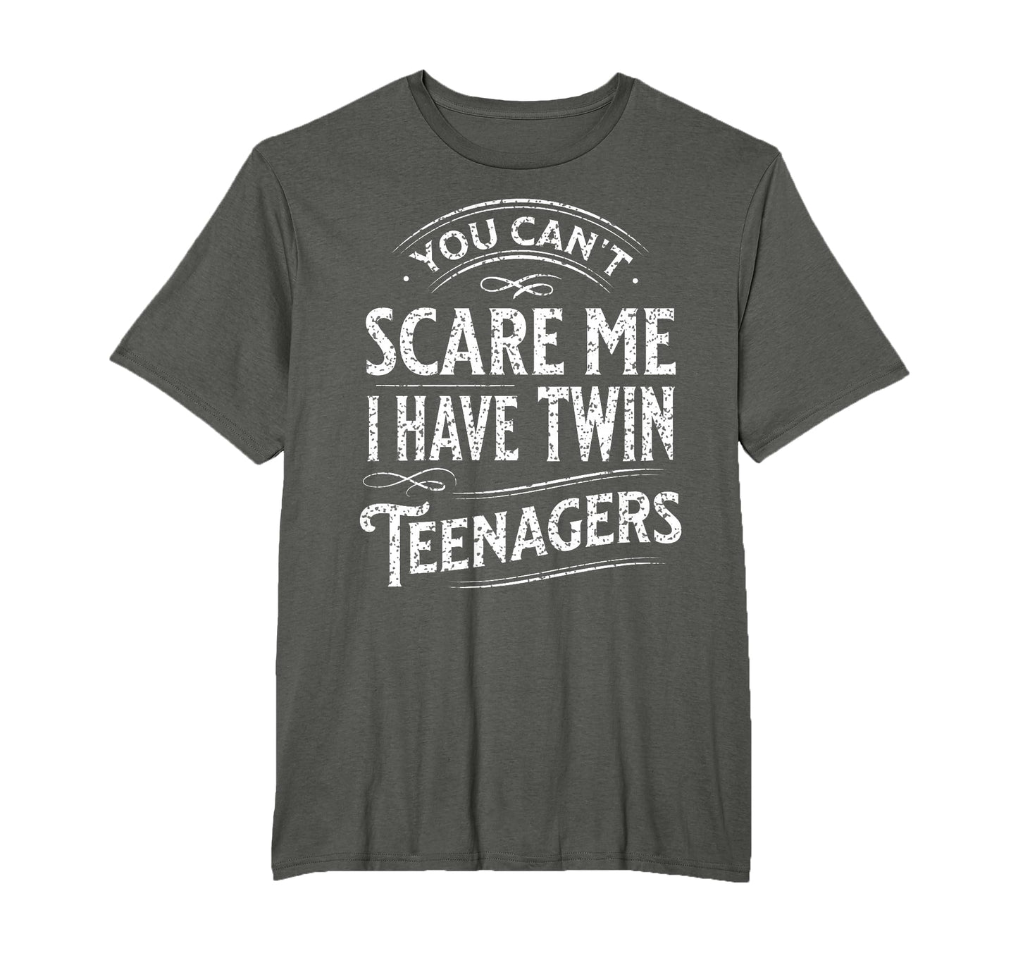You Cant Scare Me I Have Twin T-Shirt - Minimalist Print Men Women - T-Shirt, Sweatshirt, Hoodie