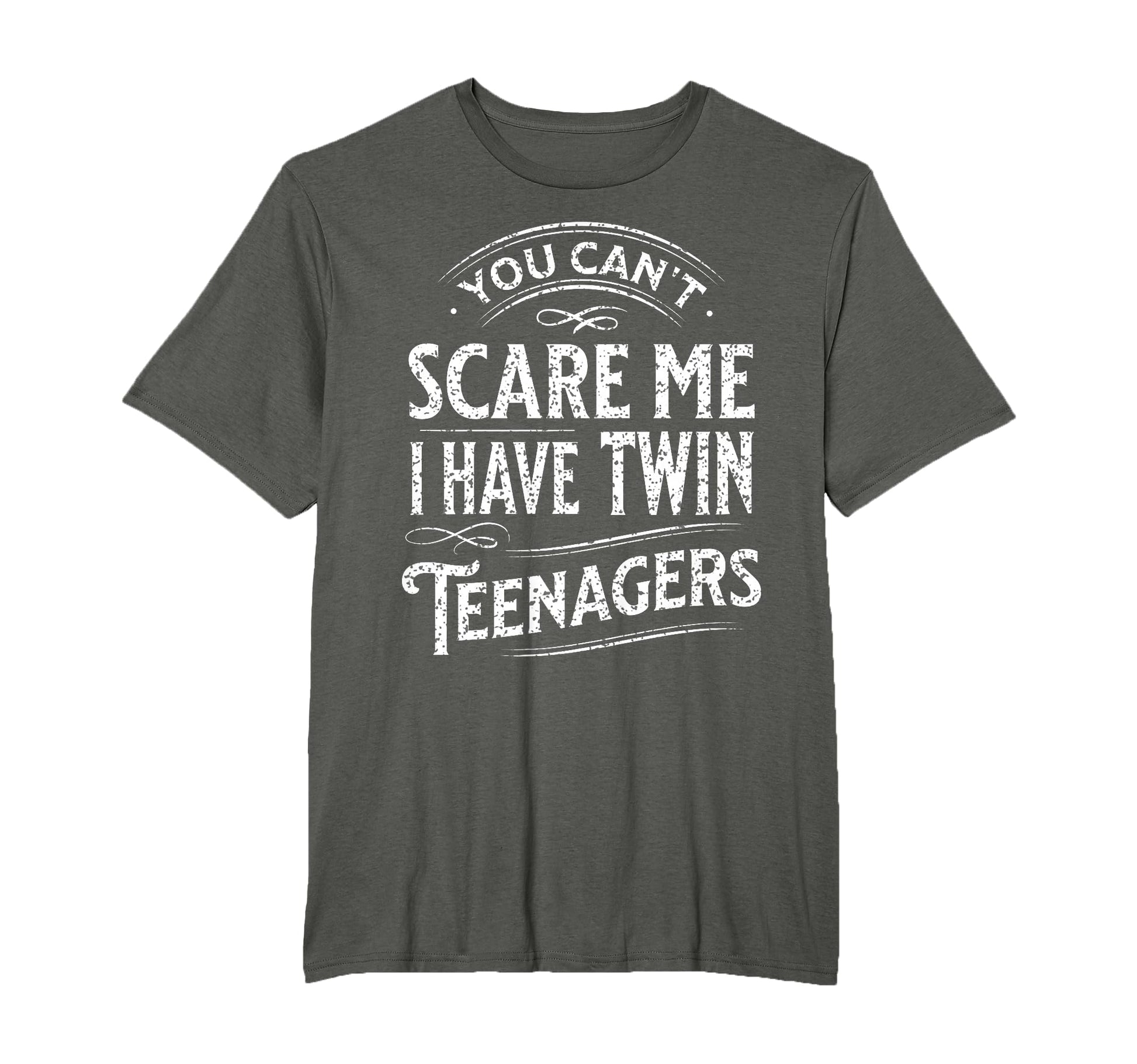 You Cant Scare Me I Have Twin T-Shirt - Minimalist Print Men Women - T-Shirt, Sweatshirt, Hoodie