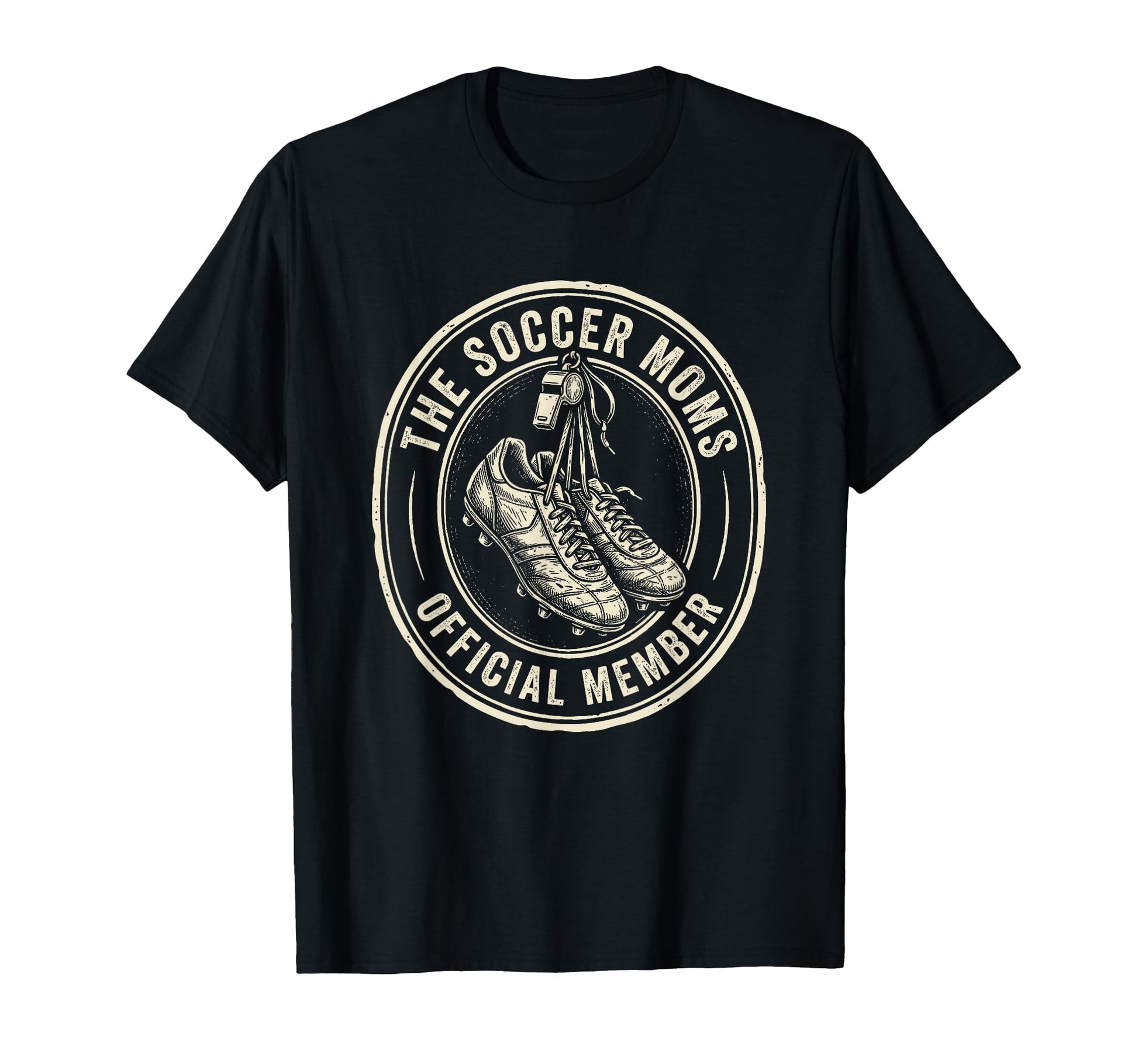 Soccer Moms Member Team Mom T-Shirt - Fun Novelty Design for Adults - T-Shirt, Sweatshirt, Hoodie