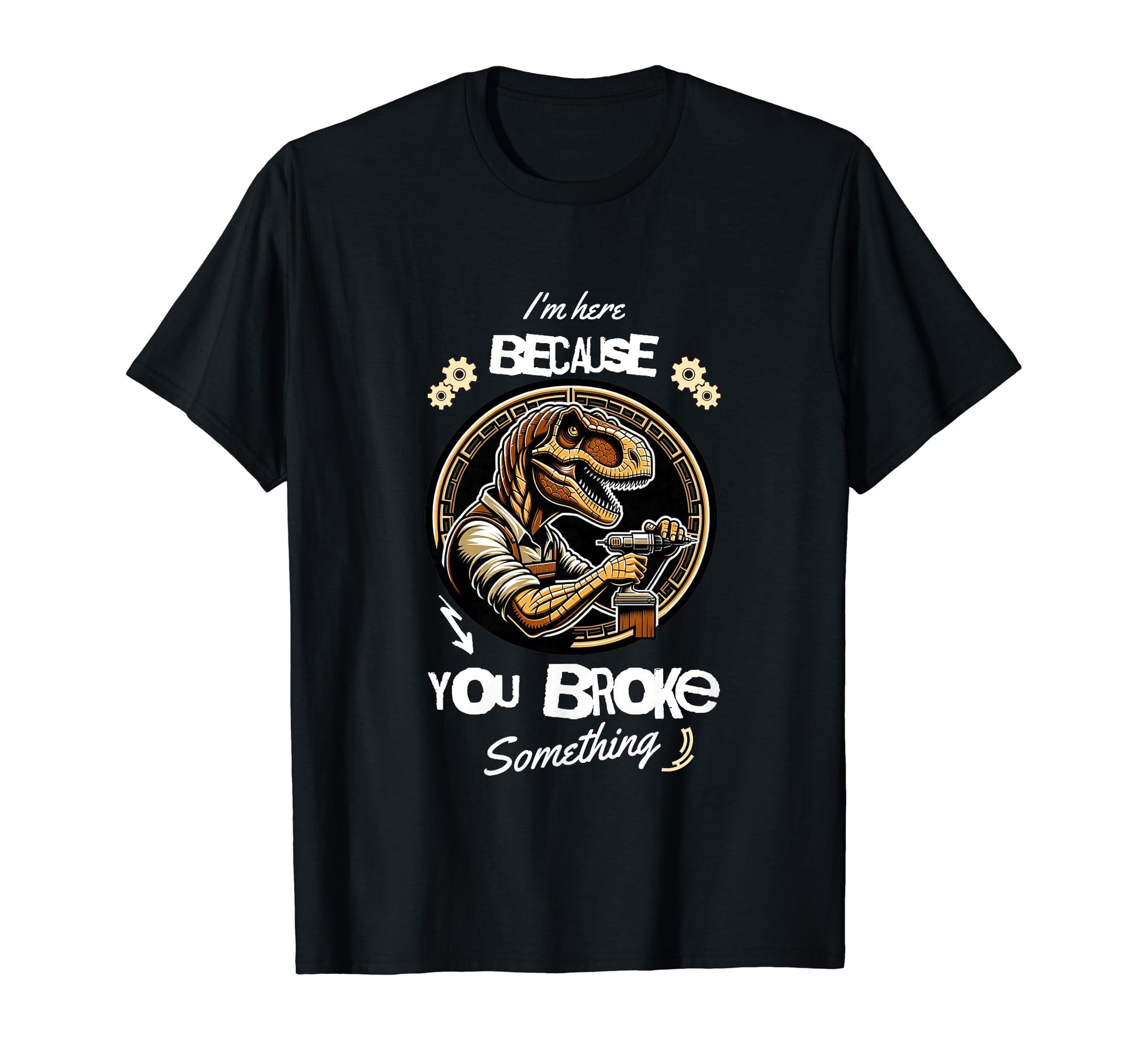 T Rex Mechanic Best Dad T-Shirt - Novelty Apparel Unisex - T-Shirt, Sweatshirt, Hoodie