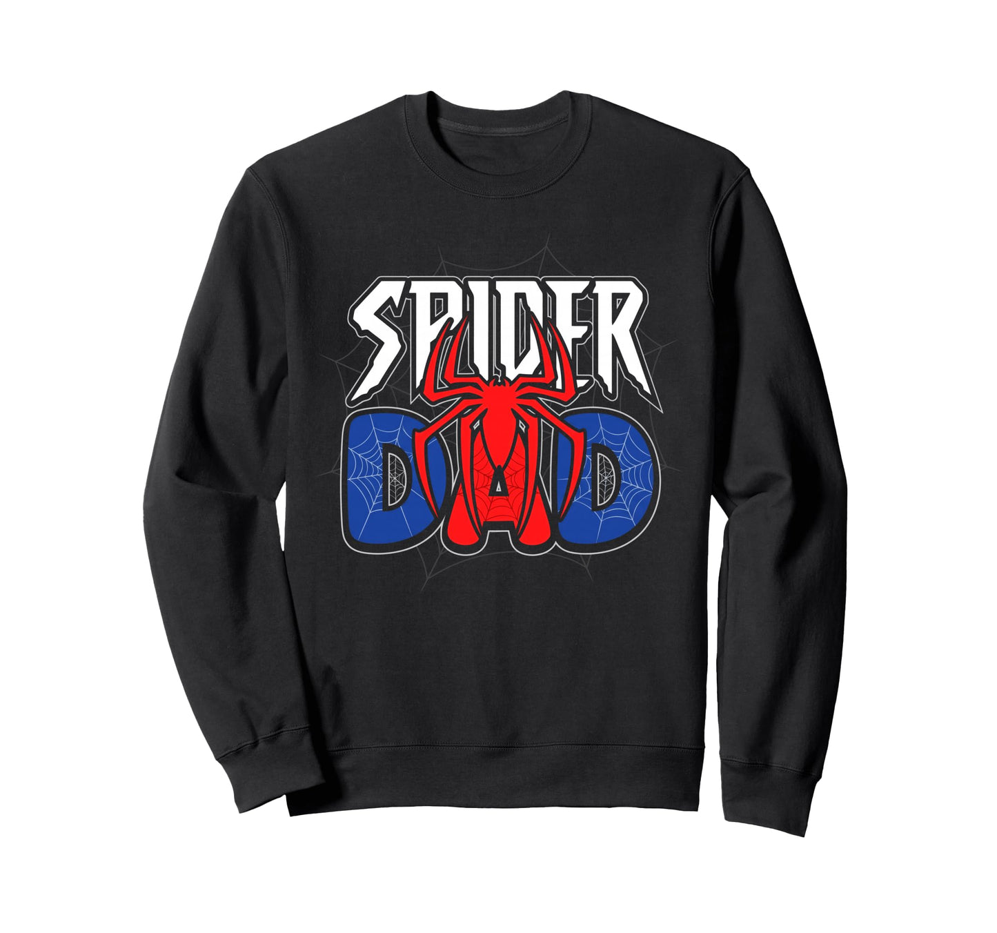 Spider Dad Family Matching Funny Sweatshirt - Graphic Print for Adults - T-Shirt, Sweatshirt, Hoodie