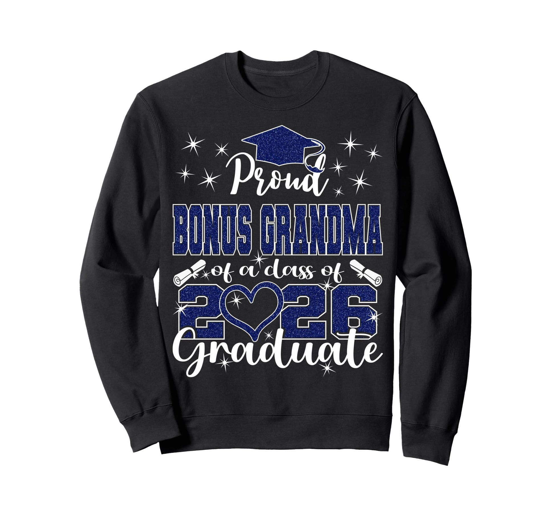 Super Proud Bonus Grandma 2026 Sweatshirt - Aesthetic Graphic Men Women - T-Shirt, Sweatshirt, Hoodie