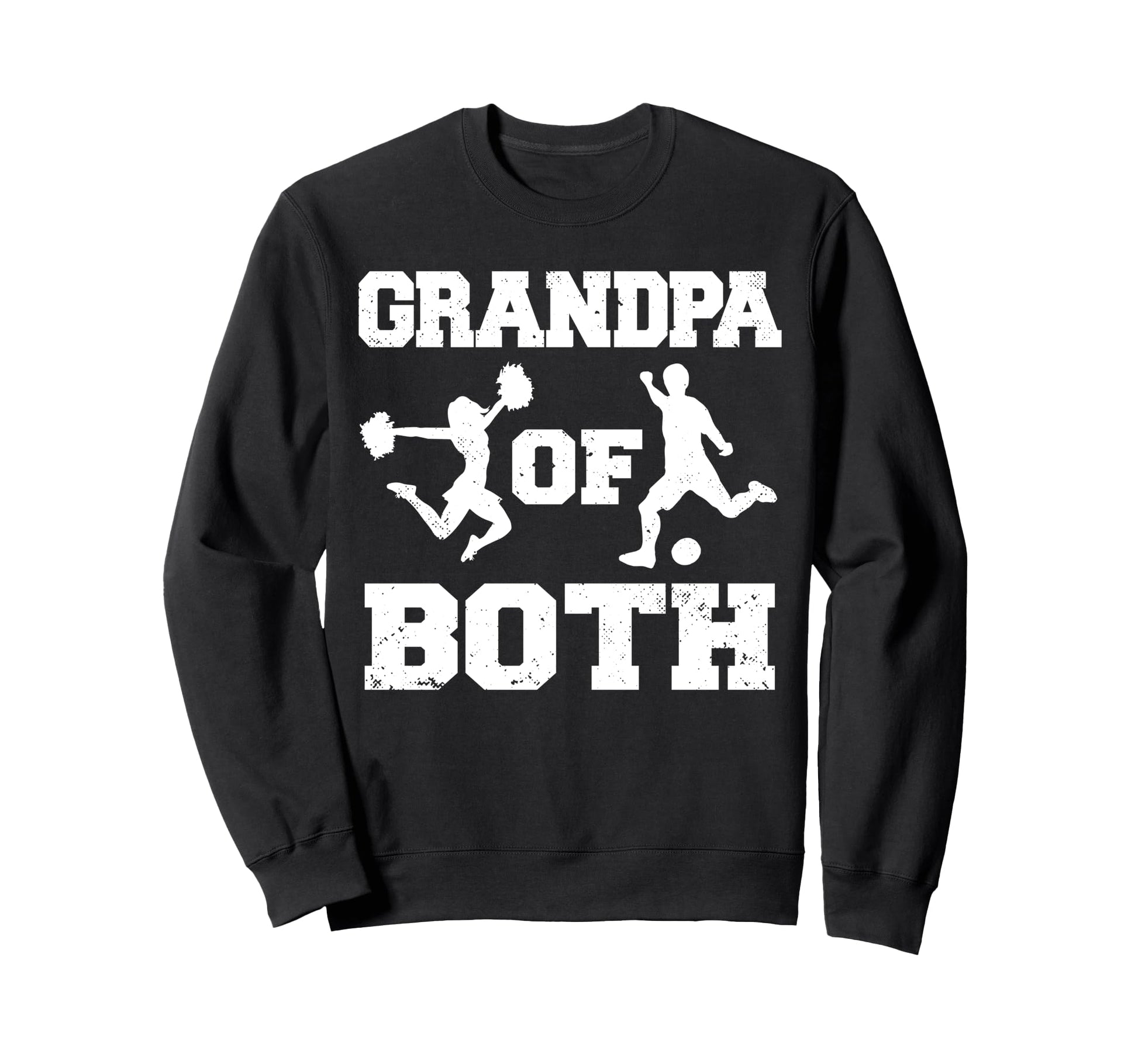 Grandpa Both Funny Soccer And Sweatshirt - Casual Everyday Wear Men Women - T-Shirt, Sweatshirt, Hoodie