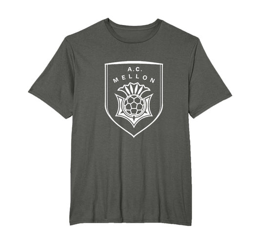 Ac Mellon Crest Club Soccer T-Shirt - Custom Art Print Men Women - T-Shirt, Sweatshirt, Hoodie
