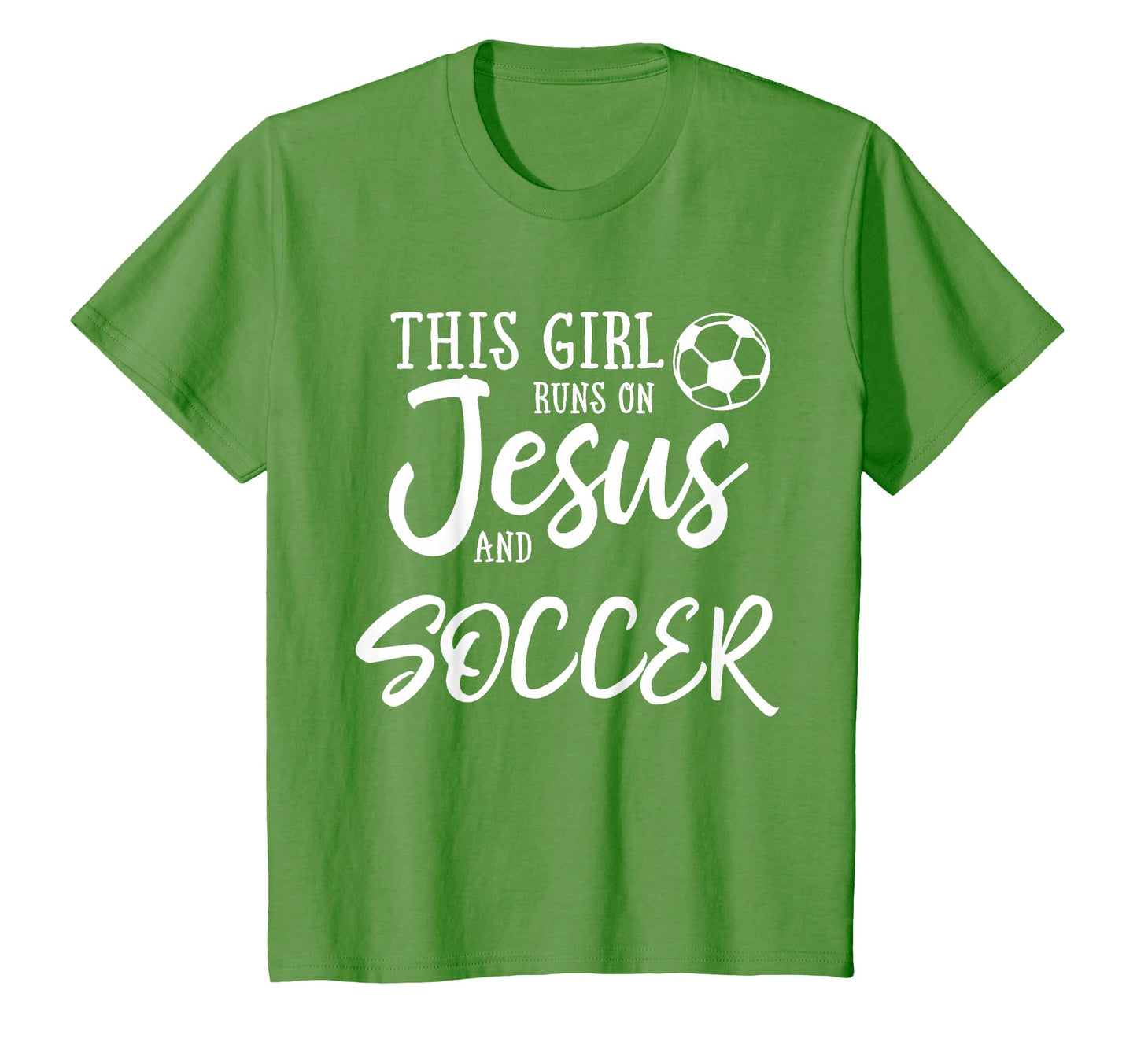 This Runs Jesus And Soccer Christian T-Shirt - Aesthetic Graphic Men Women - T-Shirt, Sweatshirt, Hoodie