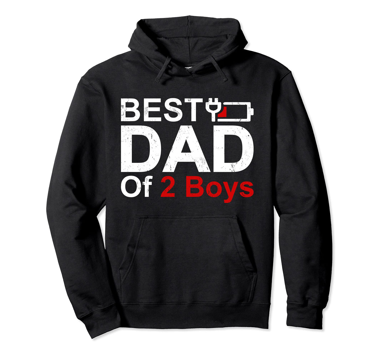 Funny Best Dad 2 Fathers Day Hoodie - Streetwear Style Men Women - T-Shirt, Sweatshirt, Hoodie