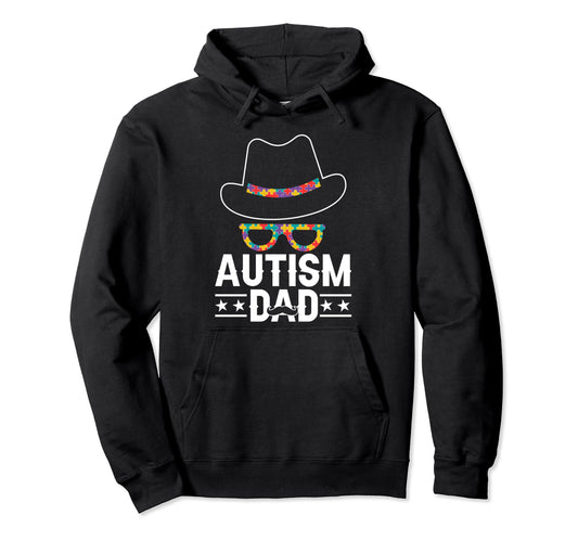 Autism Awareness Puzzle Piece Sunglasses Hoodie - Unique Graphic Men Women - T-Shirt, Sweatshirt, Hoodie