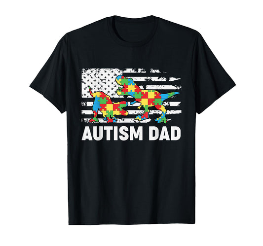 Autism Dad And Son Autism Awareness T-Shirt - Minimalist Print for Adults - T-Shirt, Sweatshirt, Hoodie