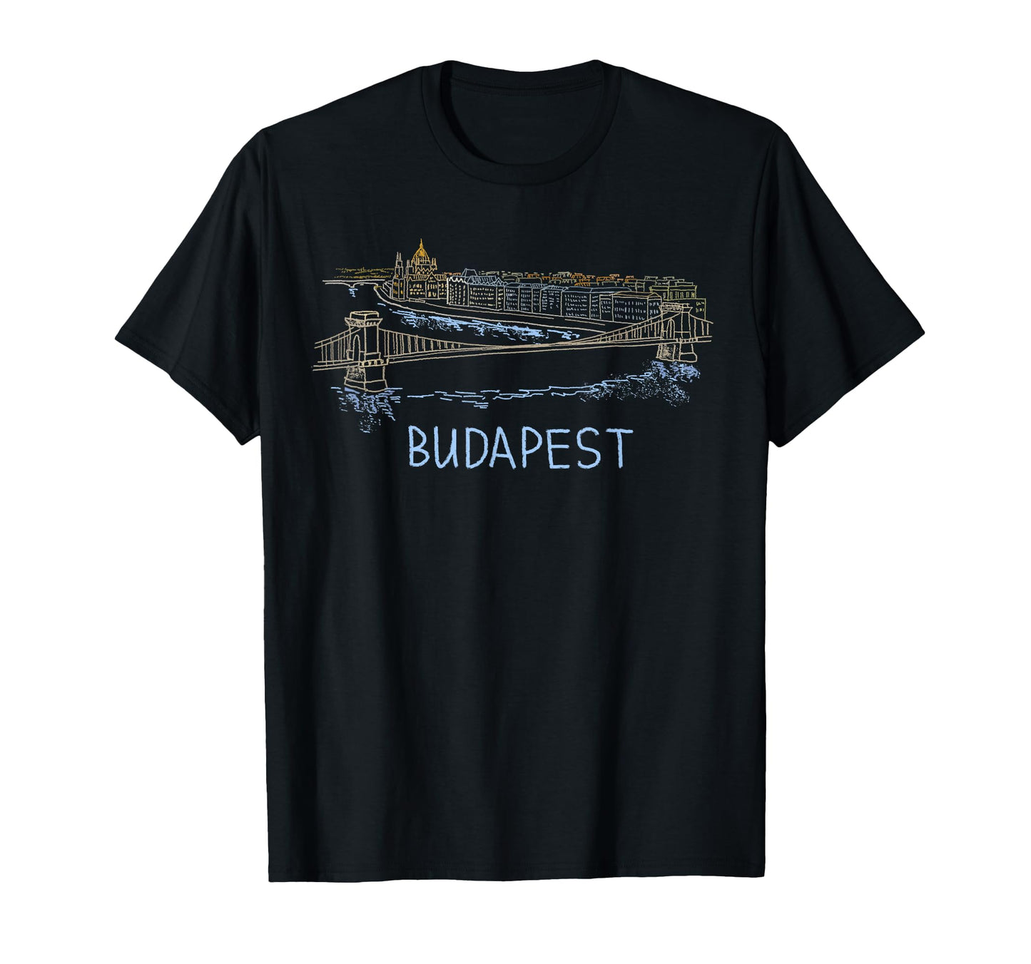 Budapest Hungary Travel Souvenir T-Shirt - Fun Novelty Design Men Women - T-Shirt, Sweatshirt, Hoodie