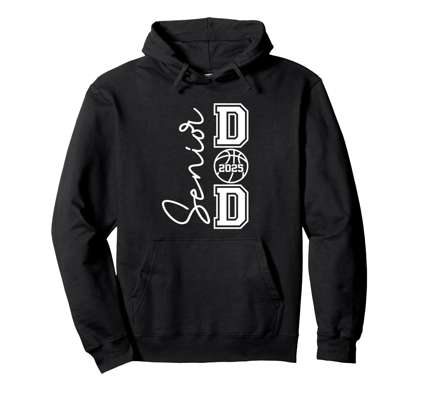 Proud Dad 2025 Senior Graduate Hoodie - Minimalist Print for Adults - T-Shirt, Sweatshirt, Hoodie