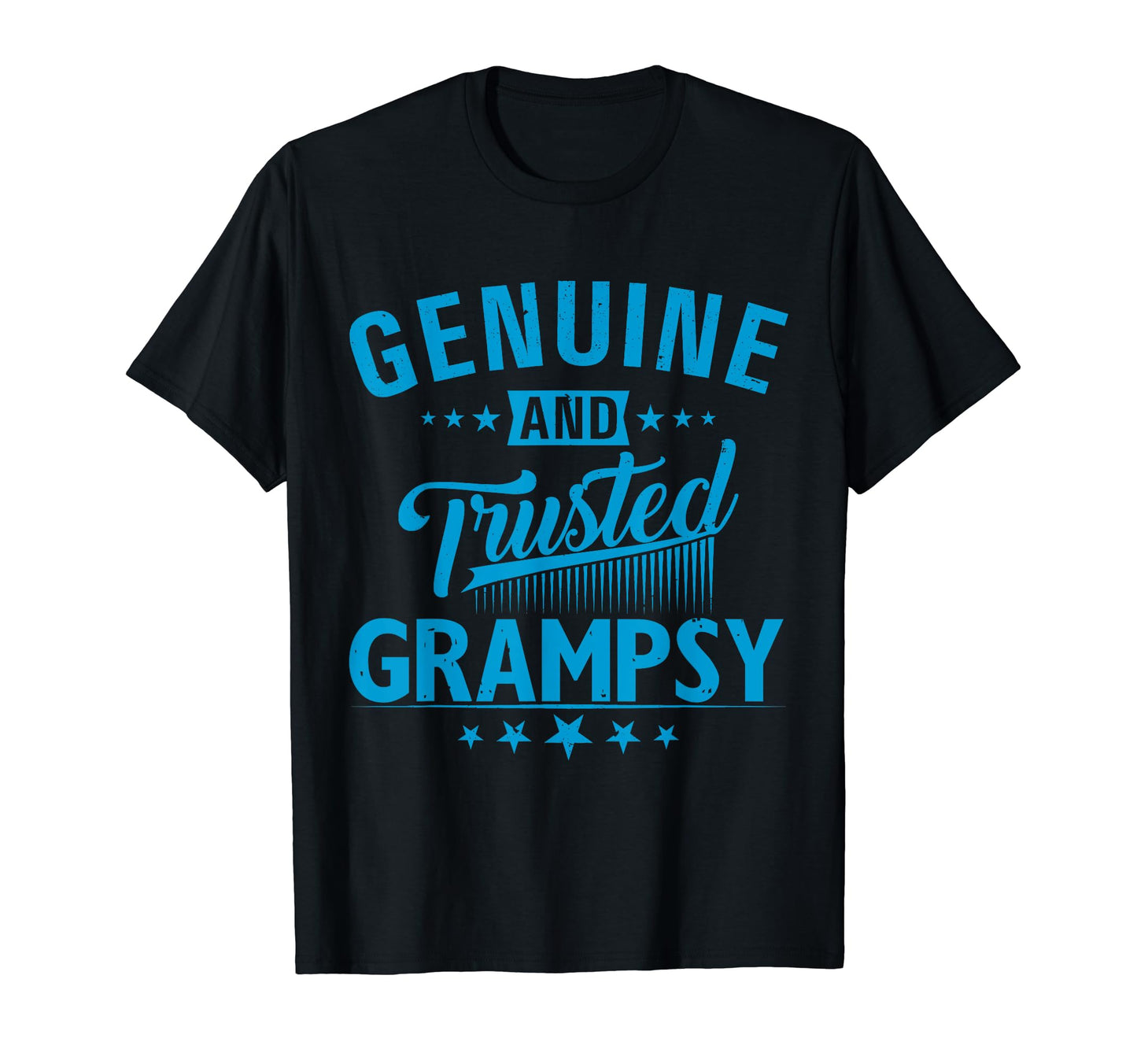 Mens Genuine And Trusted Grampsy Papa T-Shirt - Minimalist Print Unisex - T-Shirt, Sweatshirt, Hoodie