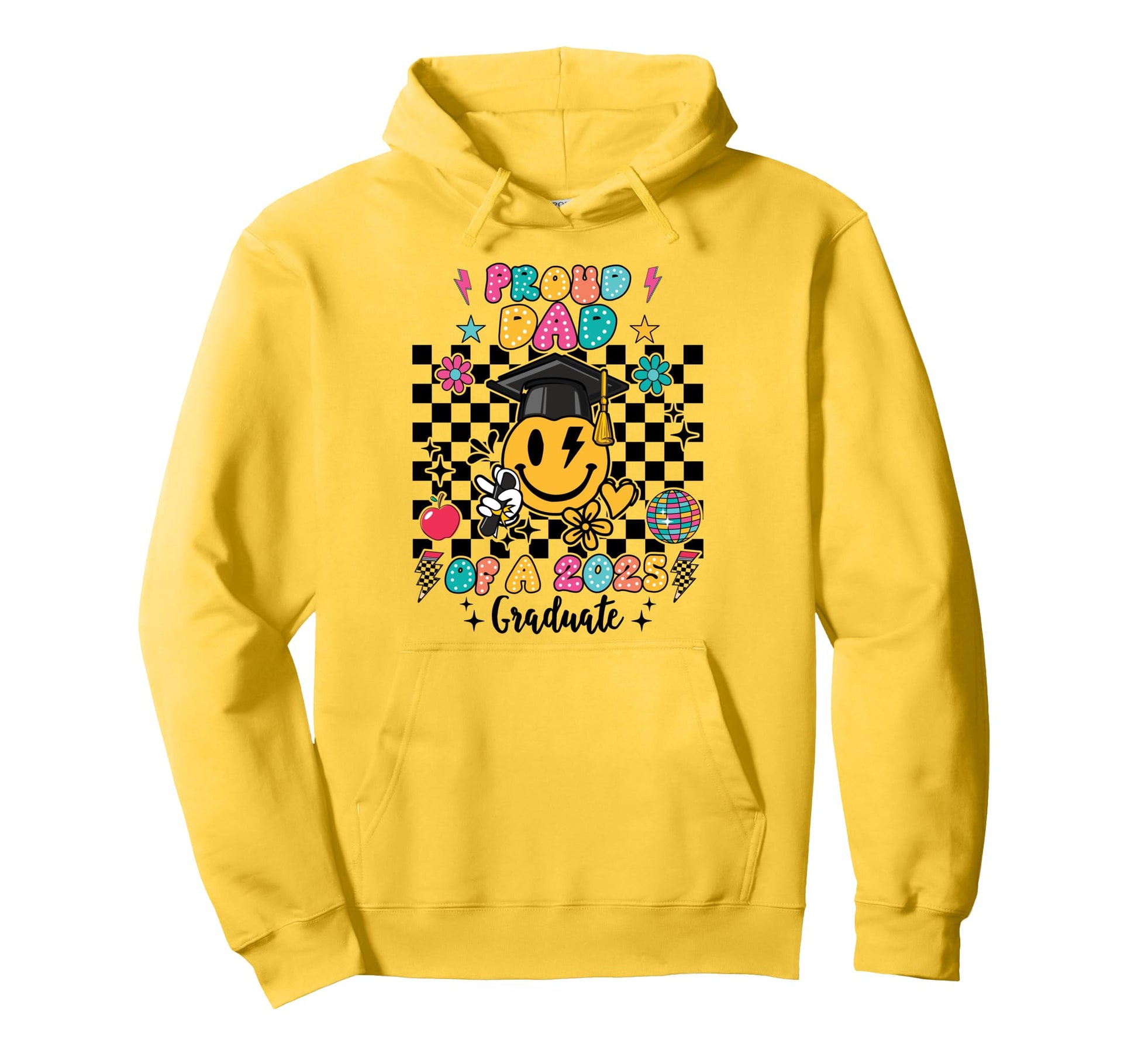 Dad Senior 2025 Proud Dad Class 2025 Hoodie - Trendy Graphic Unisex - T-Shirt, Sweatshirt, Hoodie