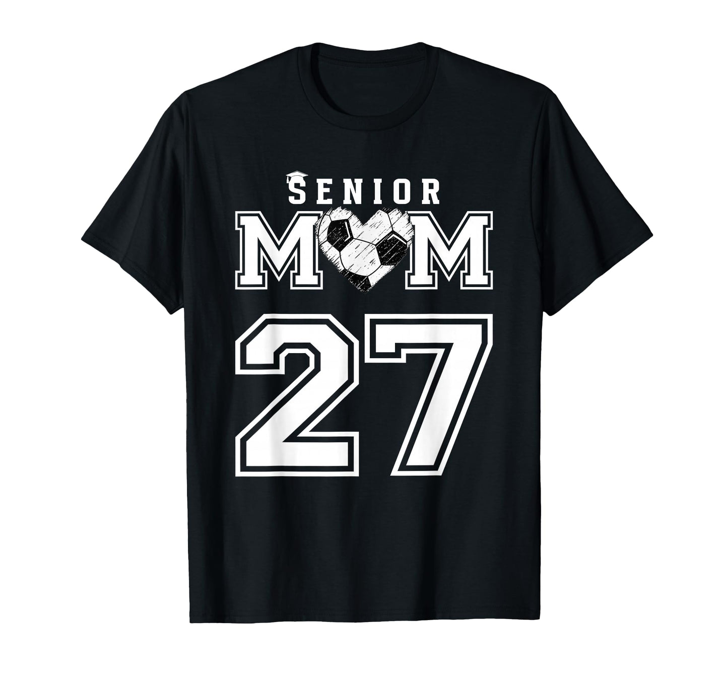 Proud Senior Soccer Mom Custom Jersey T-Shirt - Graphic Print Men Women - T-Shirt, Sweatshirt, Hoodie