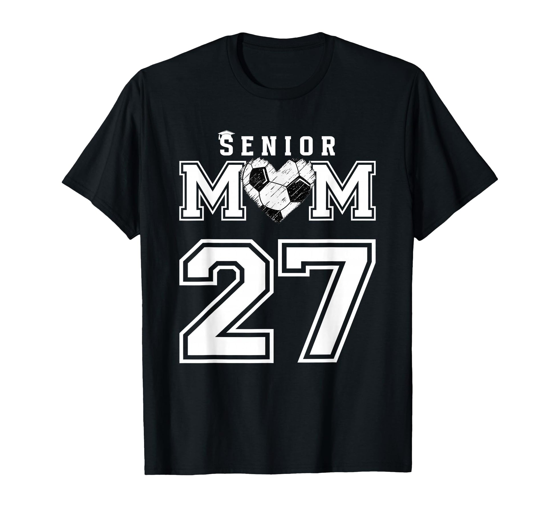 Proud Senior Soccer Mom Custom Jersey T-Shirt - Graphic Print Men Women - T-Shirt, Sweatshirt, Hoodie