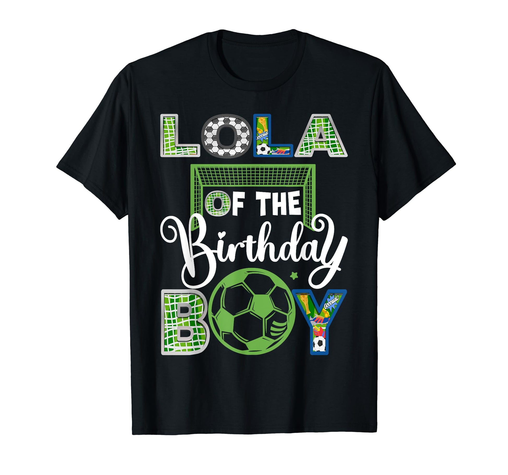 Lola Birthday Soccer Baller Birthday T-Shirt - Casual Everyday Wear Unisex - T-Shirt, Sweatshirt, Hoodie