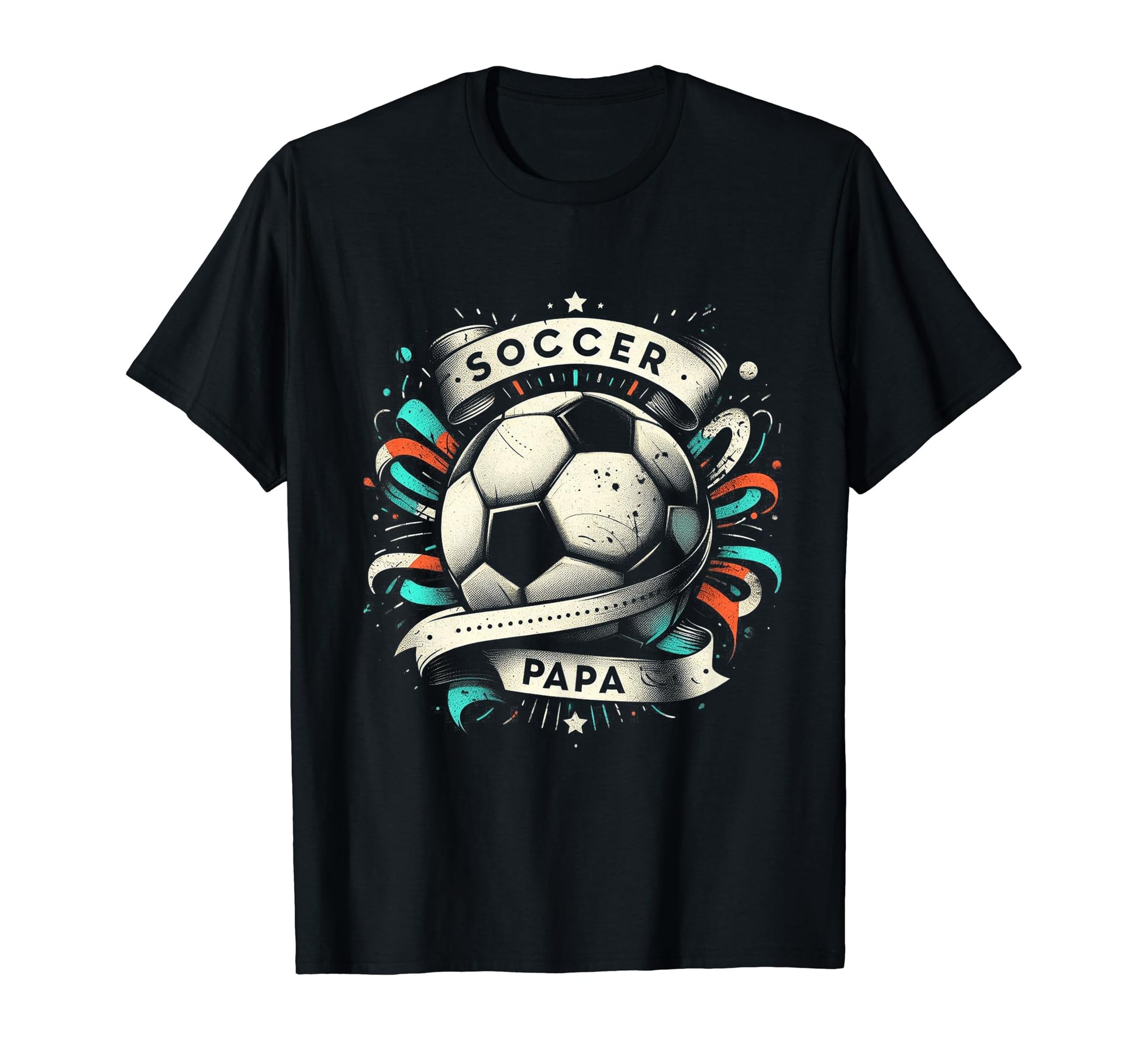 Soccer Papa Family Matching Dad Fathers T-Shirt - Unique Graphic Men Women - T-Shirt, Sweatshirt, Hoodie
