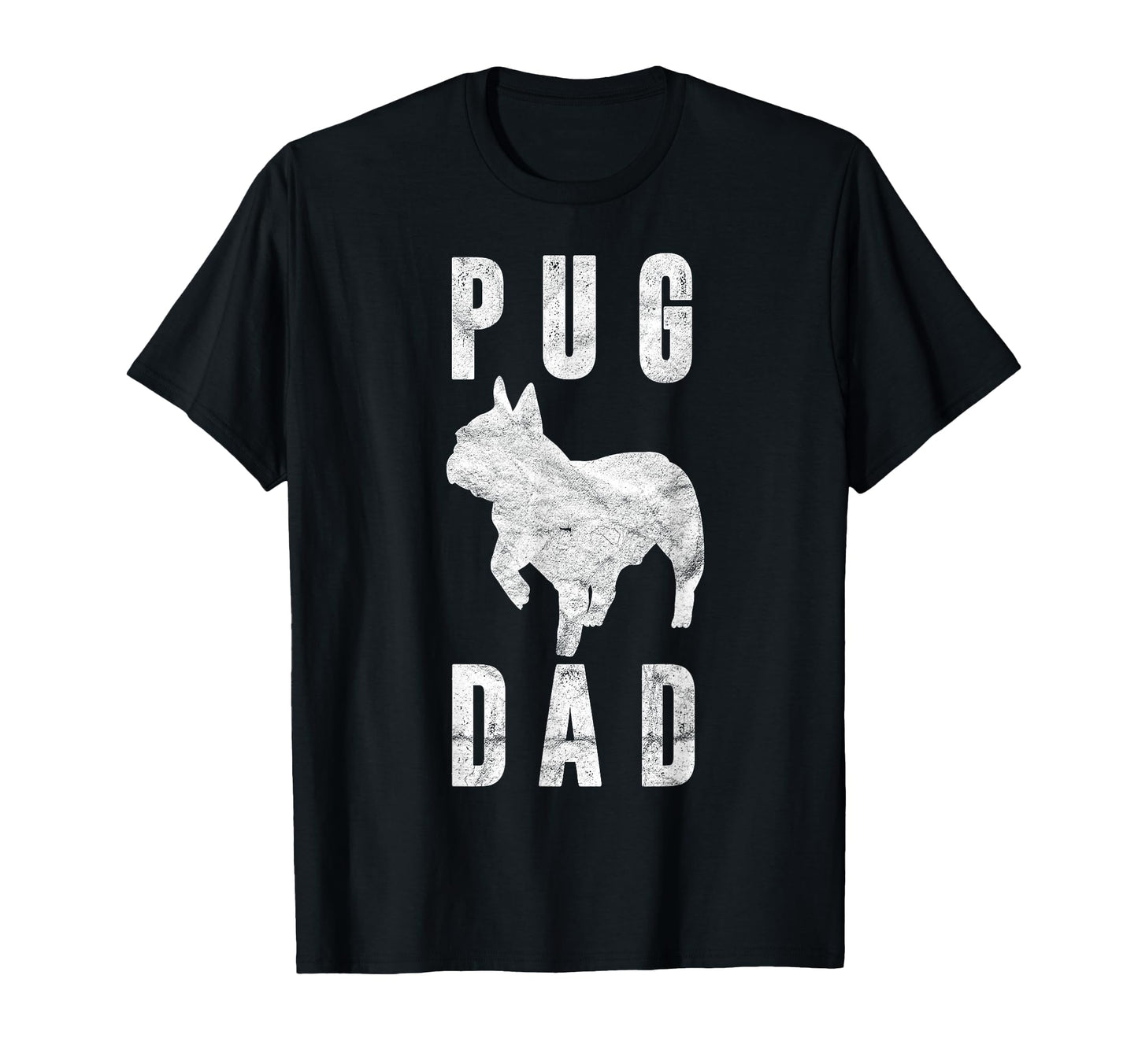 Pug Dad Gift Puggle Father Dog Papa Pet T-Shirt - Unique Graphic Unisex - T-Shirt, Sweatshirt, Hoodie