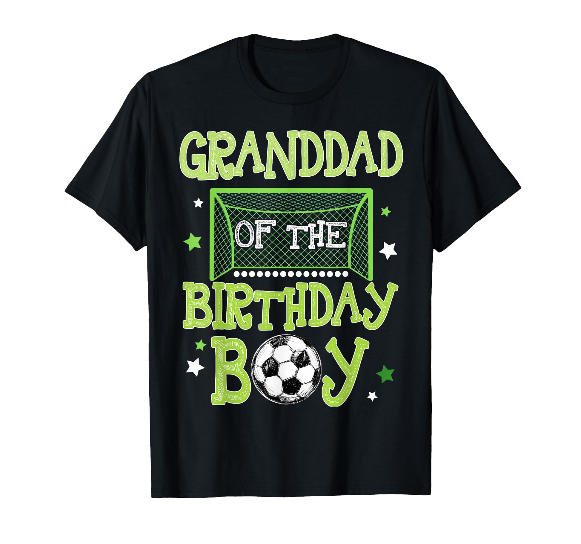 Granddad Birthday Soccer Family T-Shirt - Custom Art Print Men Women - T-Shirt, Sweatshirt, Hoodie