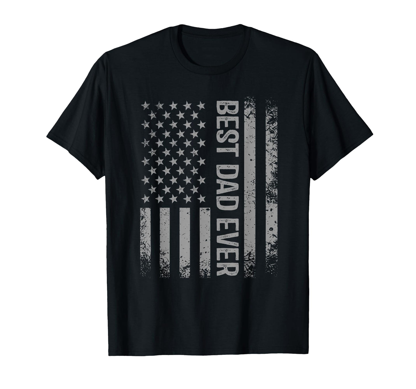 Mens Best Dad Ever Us American Flag T-Shirt - Fun Novelty Design Unisex - T-Shirt, Sweatshirt, Hoodie
