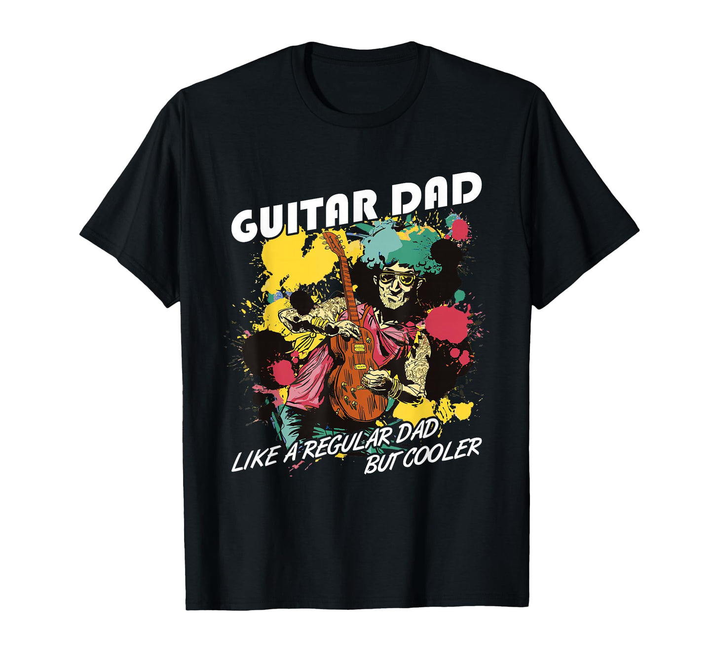 Guitar Dad Guitar Musician T-Shirt - Minimalist Print Unisex - T-Shirt, Sweatshirt, Hoodie