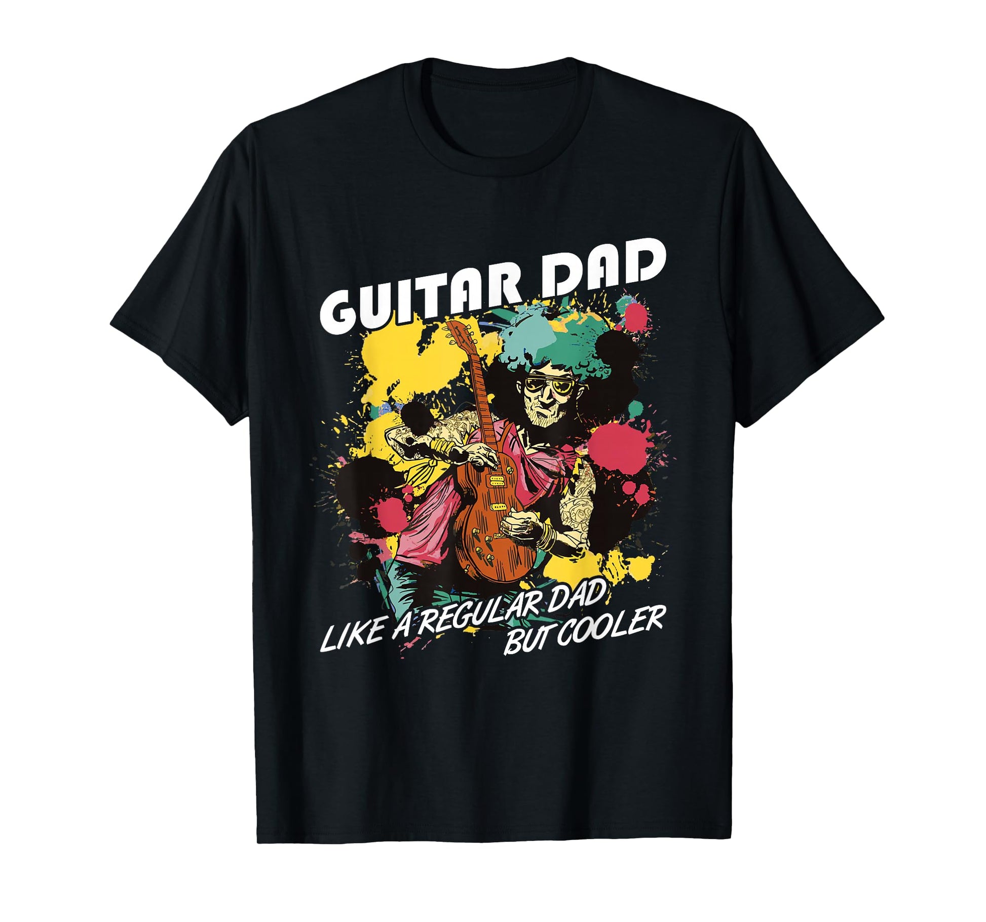 Guitar Dad Guitar Musician T-Shirt - Minimalist Print Unisex - T-Shirt, Sweatshirt, Hoodie