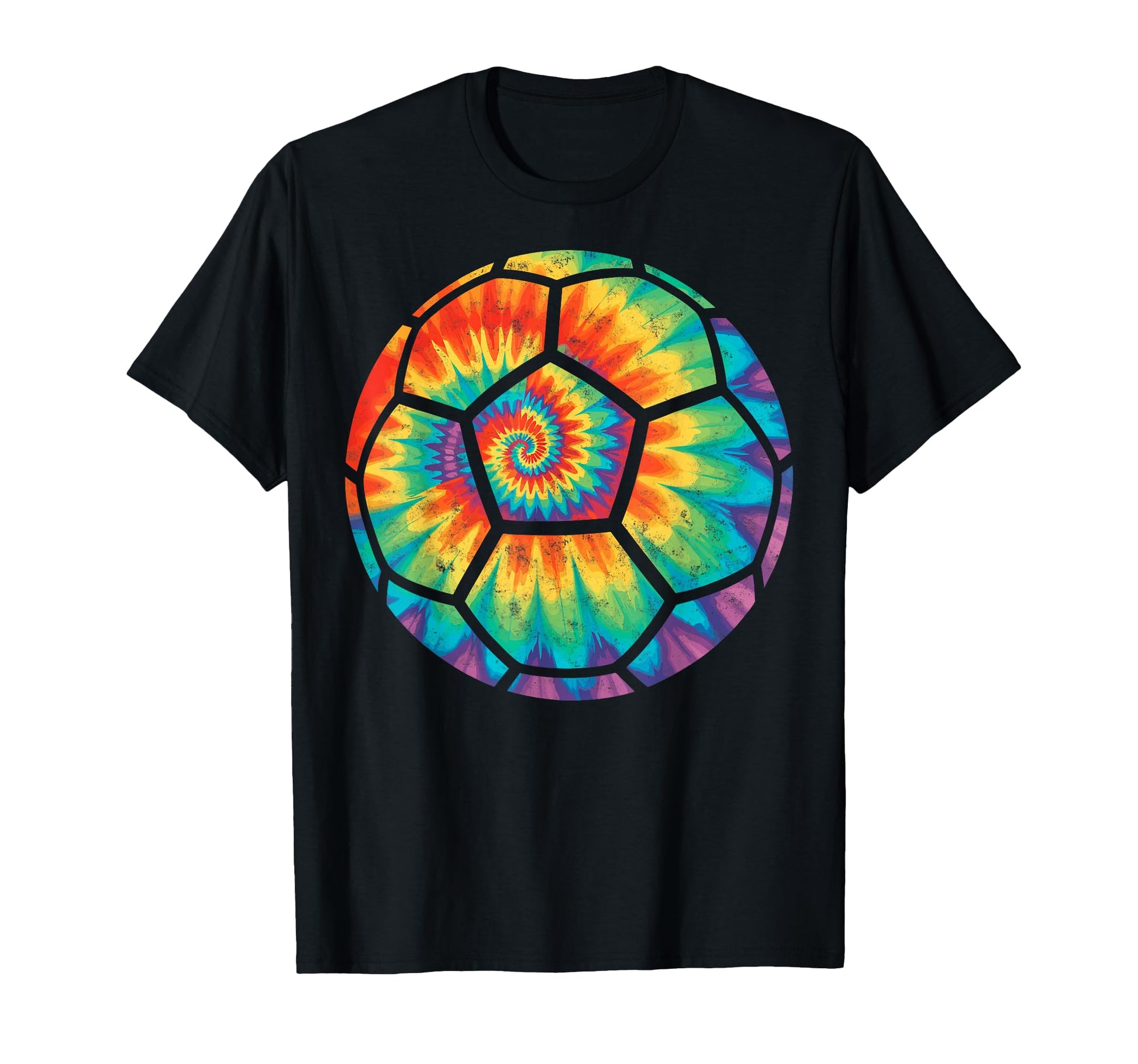 Tie Dye Soccer Football Ball Soccer T-Shirt - Novelty Apparel for Adults - T-Shirt, Sweatshirt, Hoodie