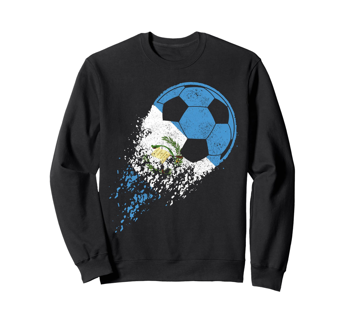 Guatemala Soccer Guatemalan Flag Sweatshirt - Streetwear Style for Adults - T-Shirt, Sweatshirt, Hoodie
