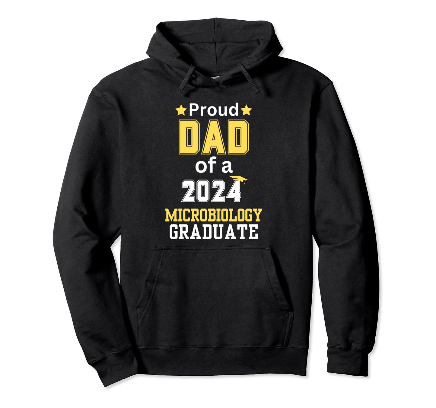 Proud Dad Class 2024 Microbiology Hoodie - Aesthetic Graphic Unisex - T-Shirt, Sweatshirt, Hoodie