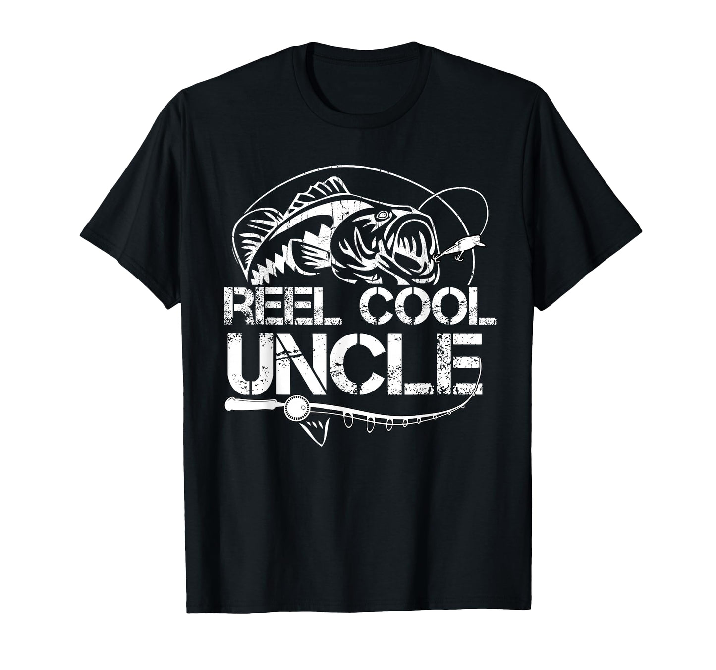 Reel Uncle Fishing Daddy Fathers T-Shirt - Casual Everyday Wear for Adults - T-Shirt, Sweatshirt, Hoodie